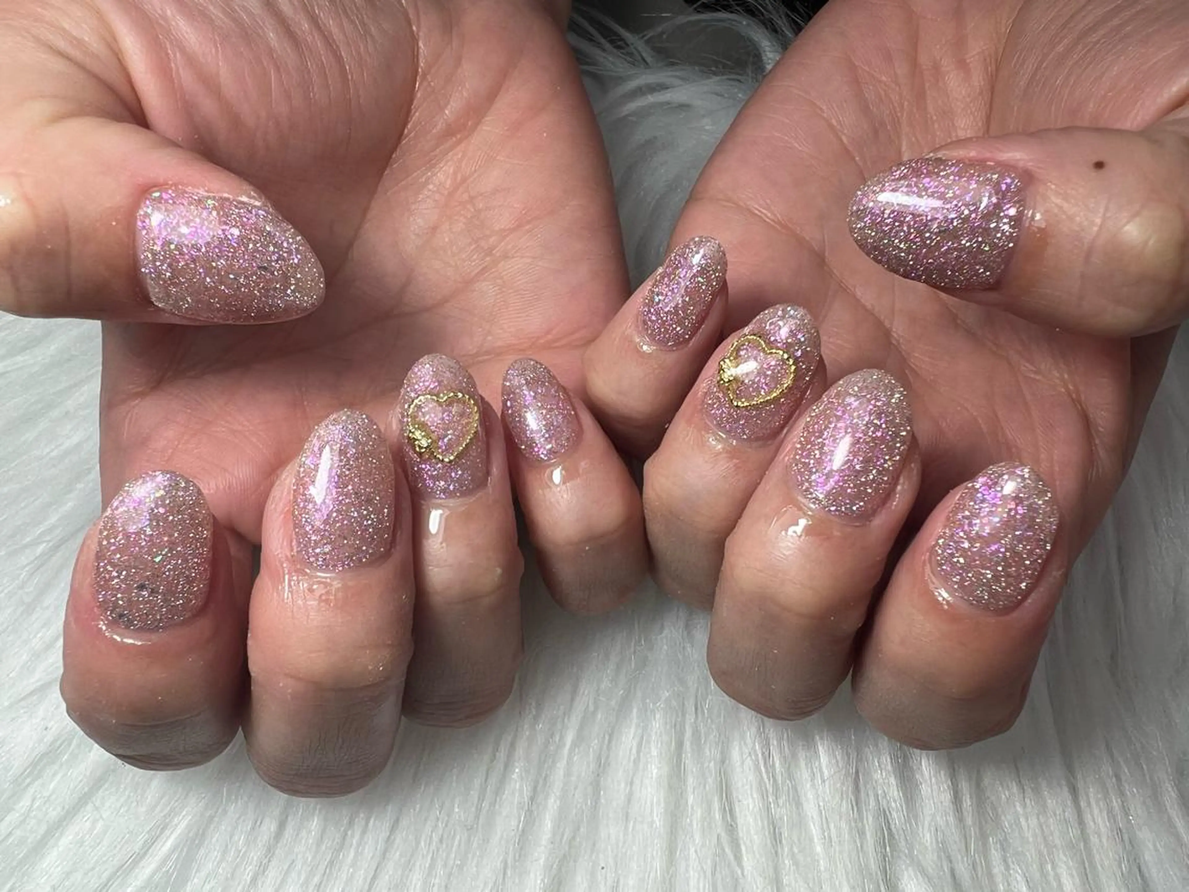 ネイル ハンドネイル Mana‪ ‪·͜· ❤︎‬のネイルデザイン