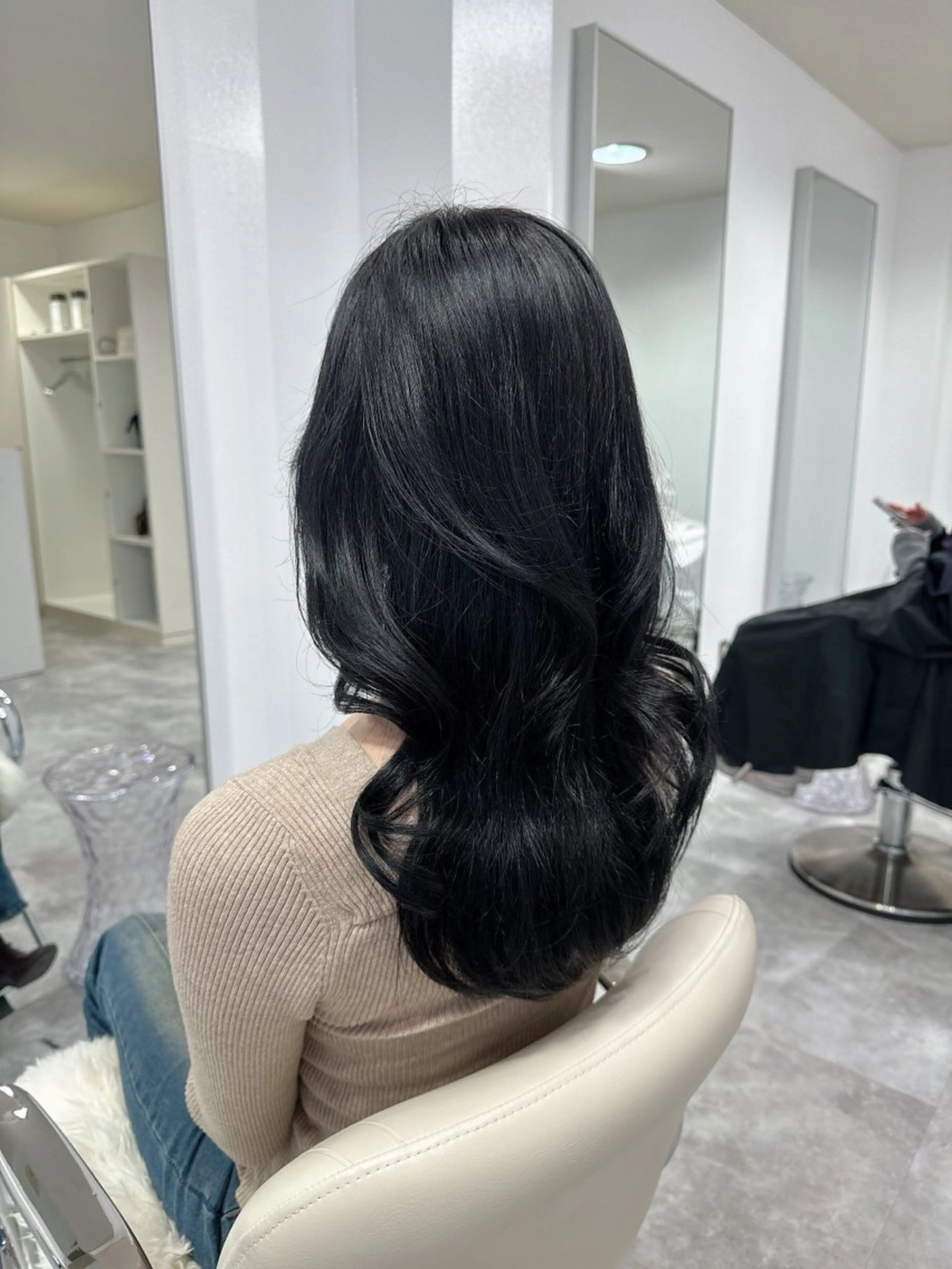 セミロング 🤍 RIKO / LITTYのヘアスタイル