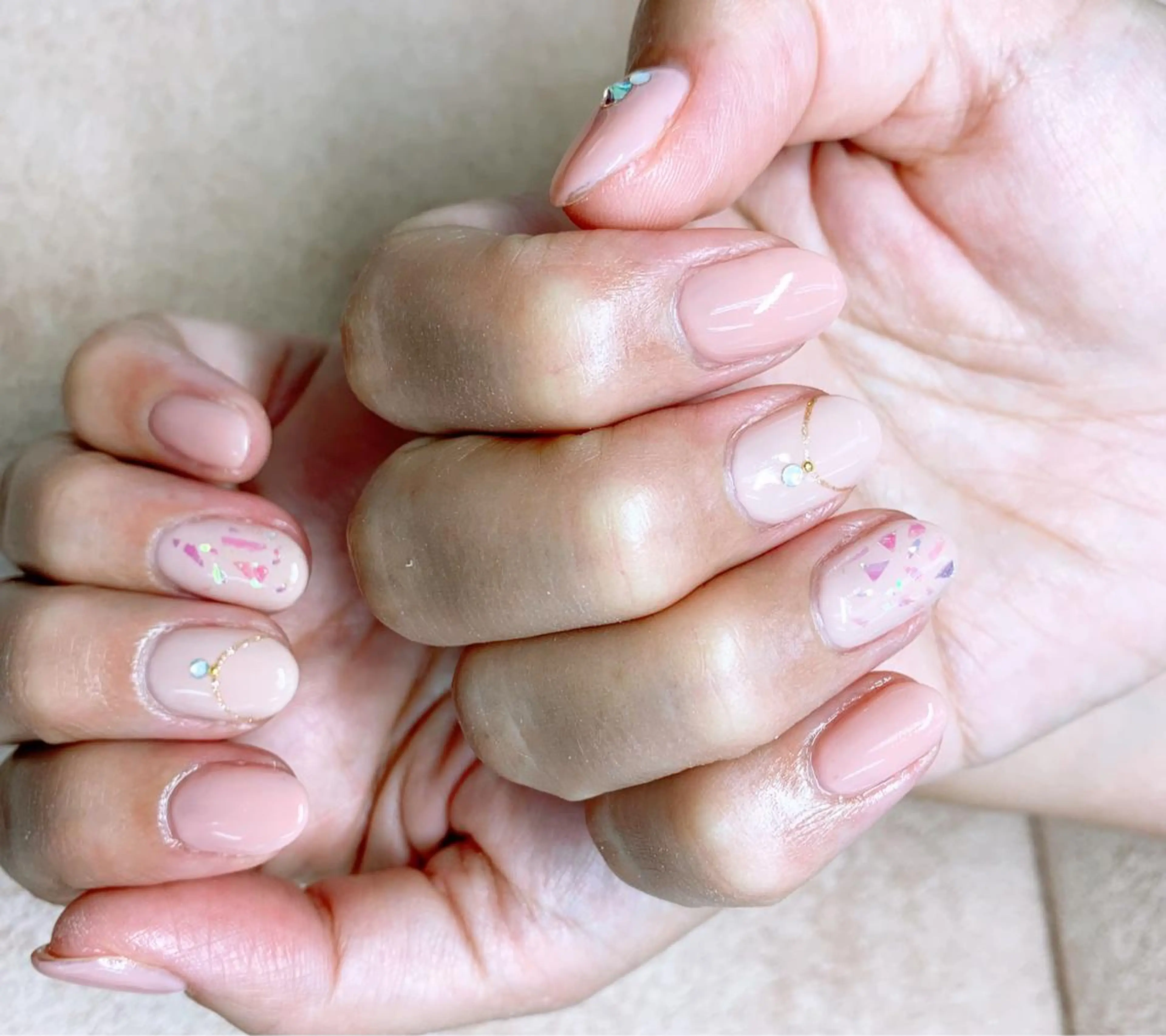 ネイル ⭐︎休業中の練習⭐︎ JNA認定講師髙橋のネイルデザイン