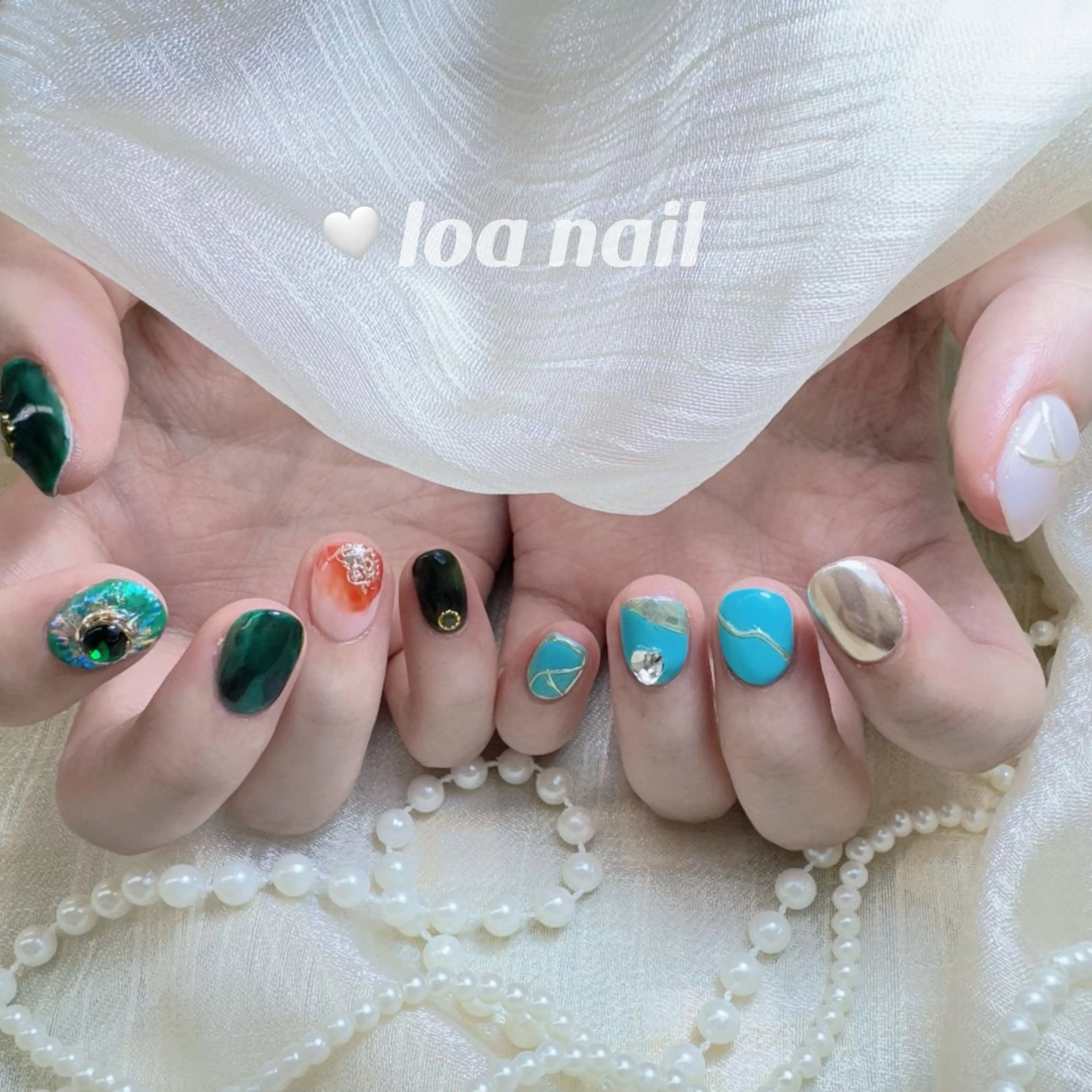 ネイル ミラーネイル ニュアンスネイル princess👑 木戸 唯のネイルデザイン