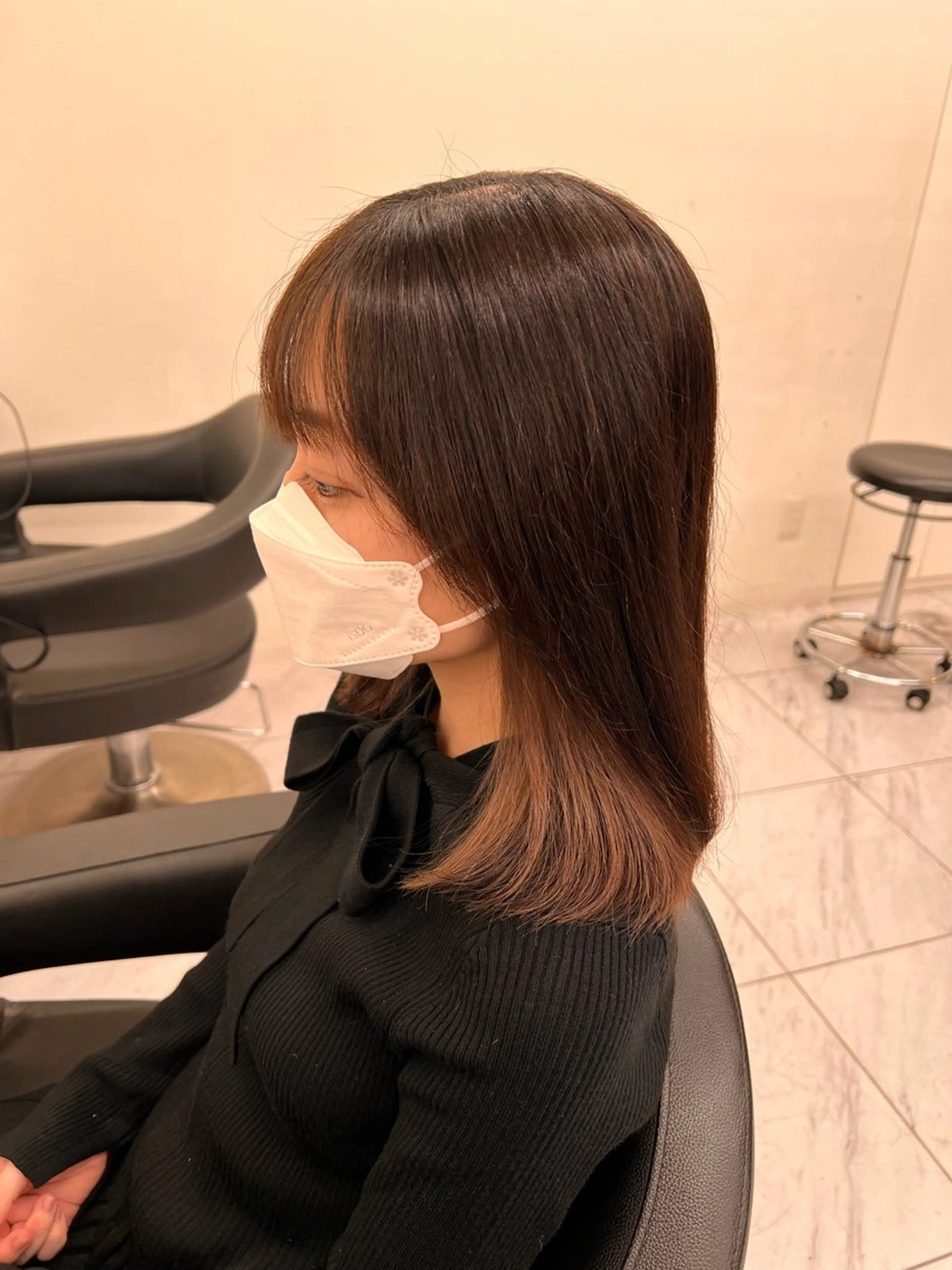 ミディアム 💖札幌カラー 指名No.1💖玲奈のヘアスタイル