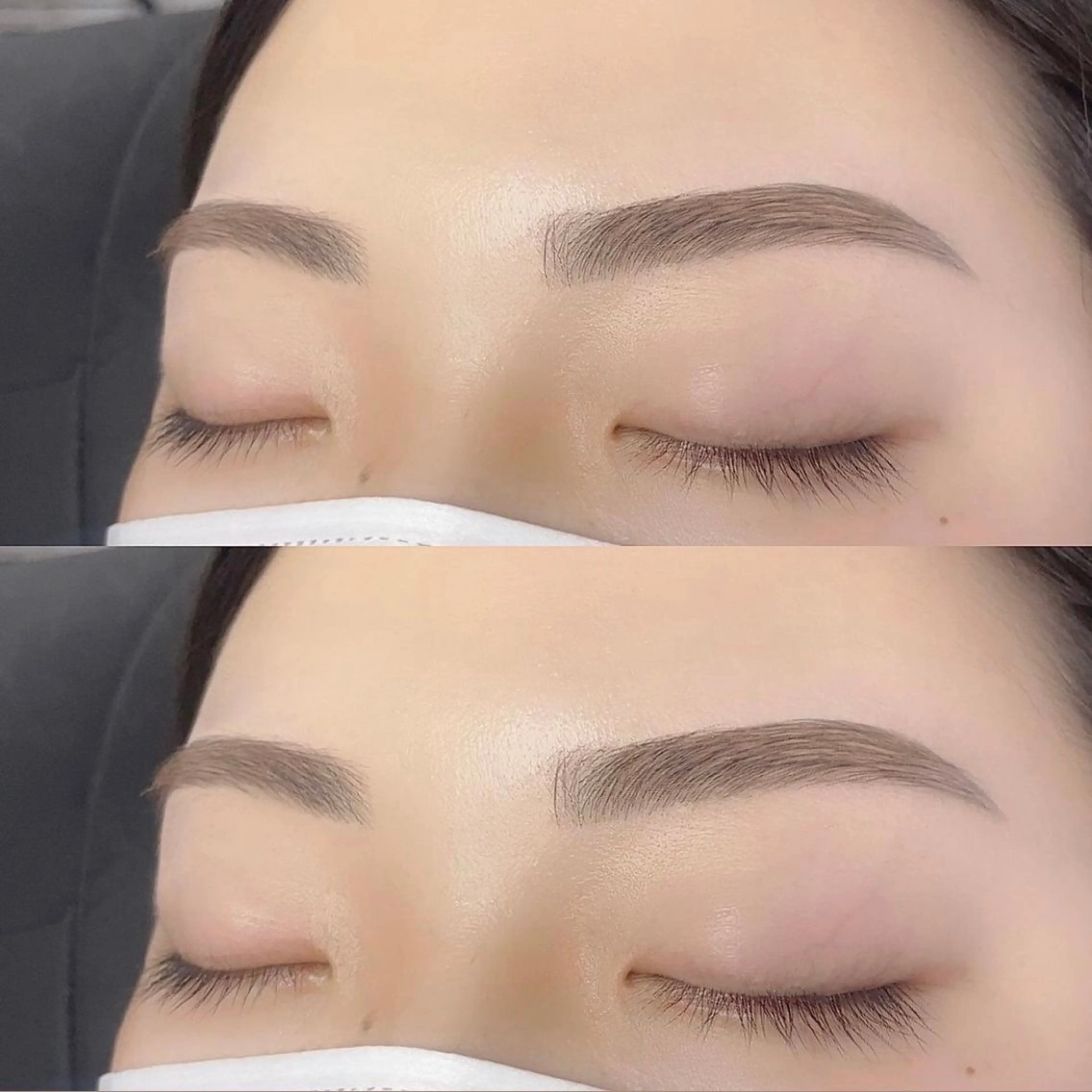 美眉毛アイブロウWAXスタイリング+毛量調整(間引き)+眉メイクの写真