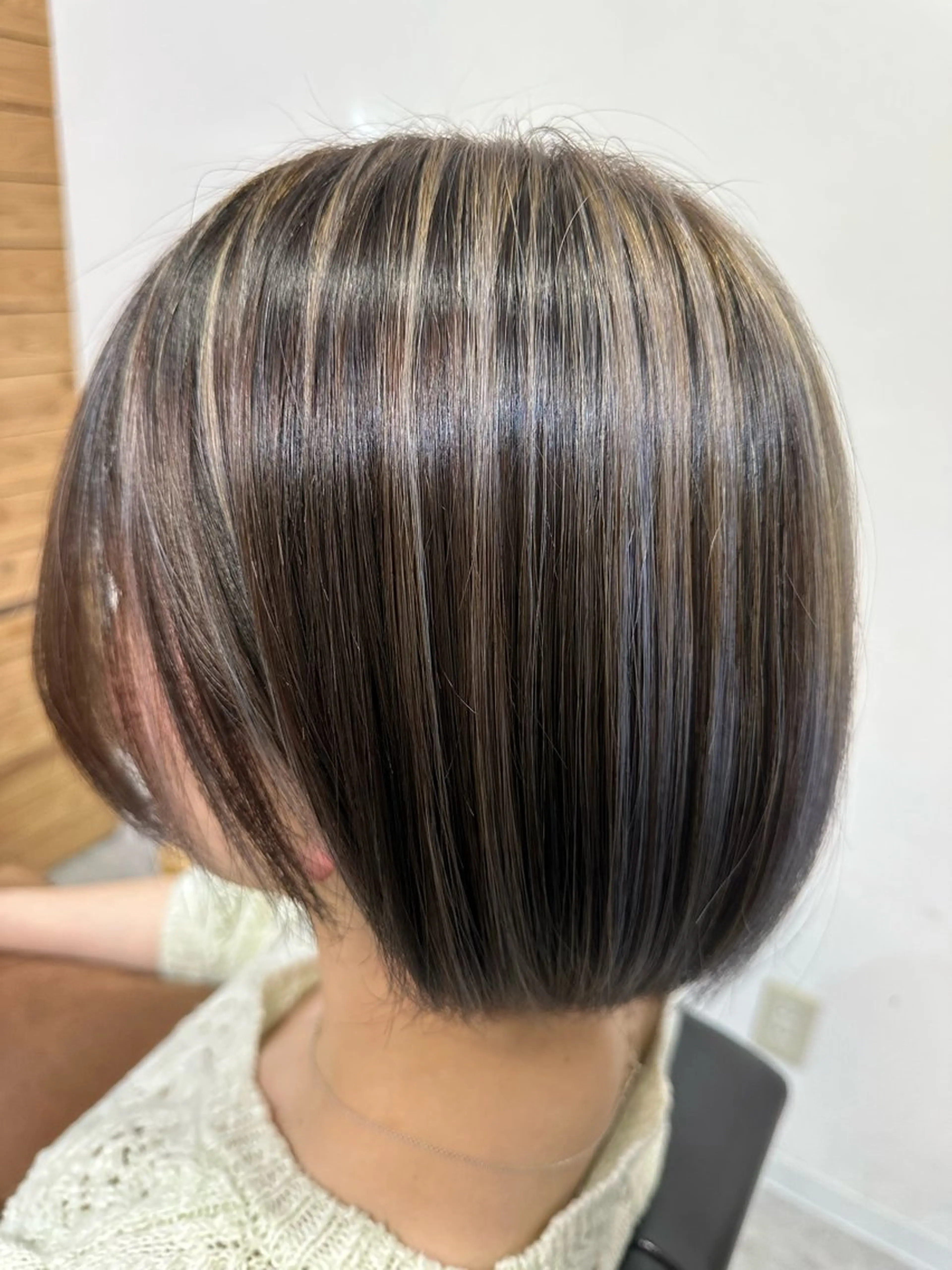 ショート カラー ヘアカラー トリートメント 福西晃希 【艶髪・髪質改善】のヘアスタイル