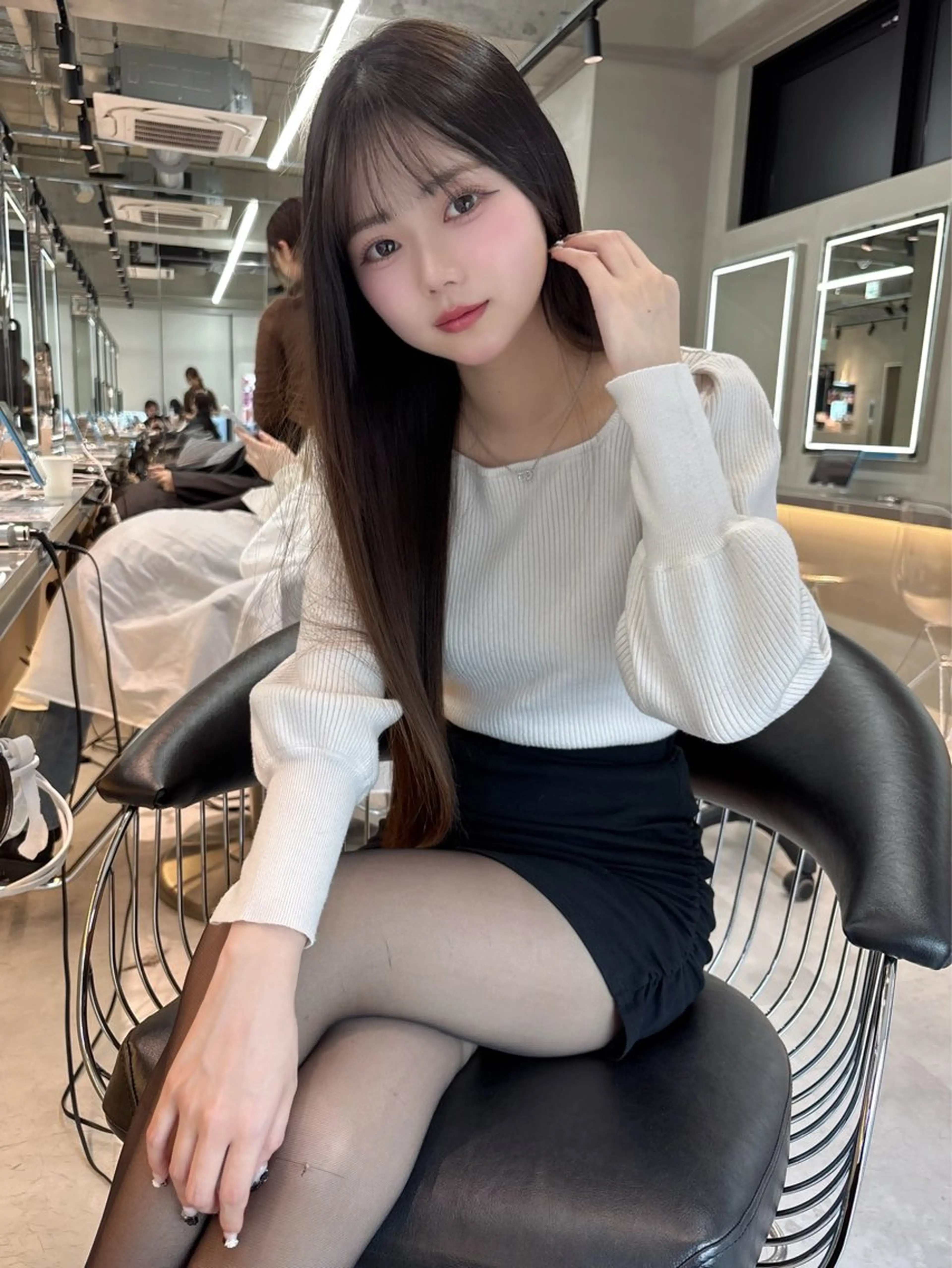 ロング パーマ 髪質改善 縮毛矯正 カット 縮毛矯正 トリートメント 【博多髪質改善】 吉村　清志のヘアスタイル