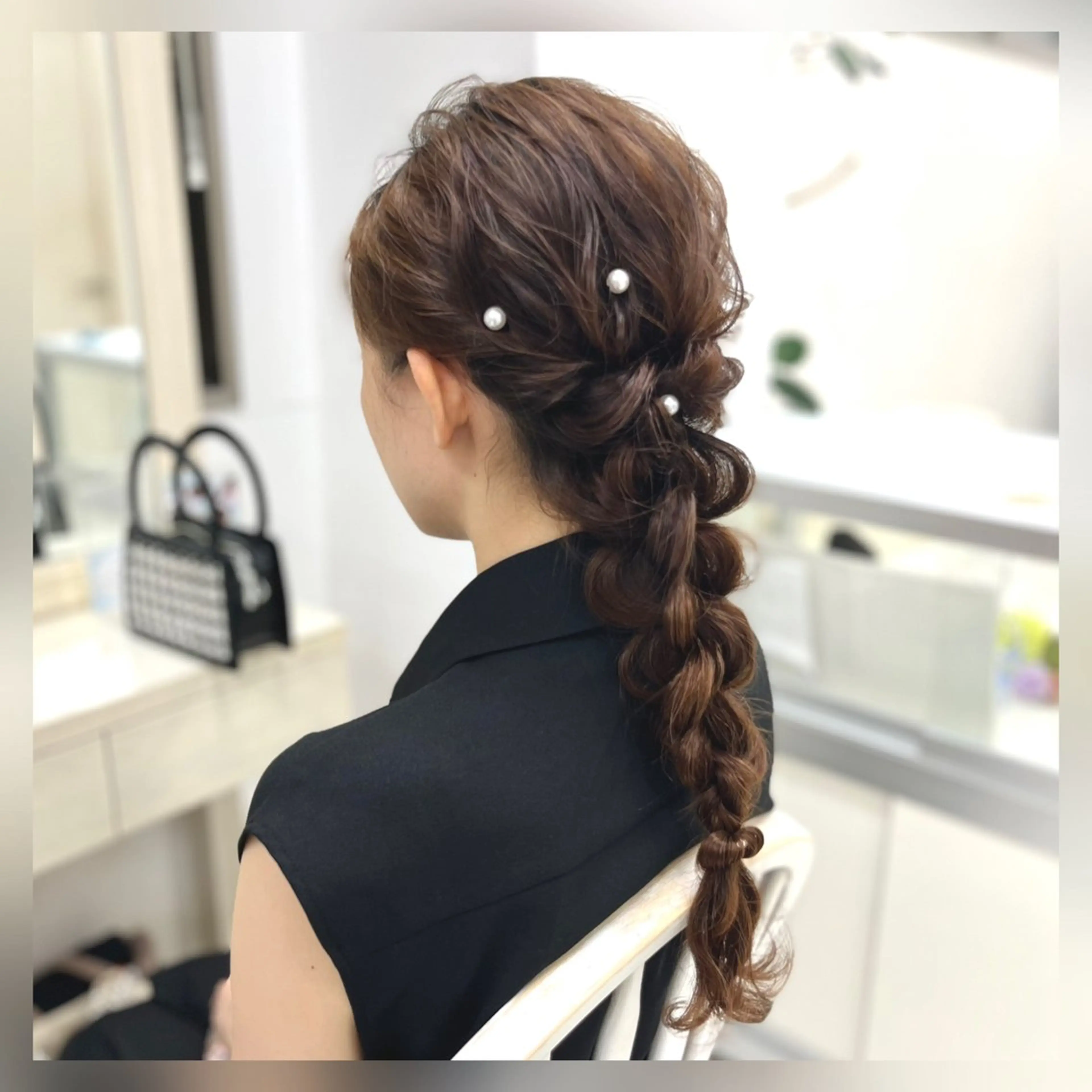 ヘアアレンジ 似合わせヘアメイク 💐オダギリチアキのヘアスタイル