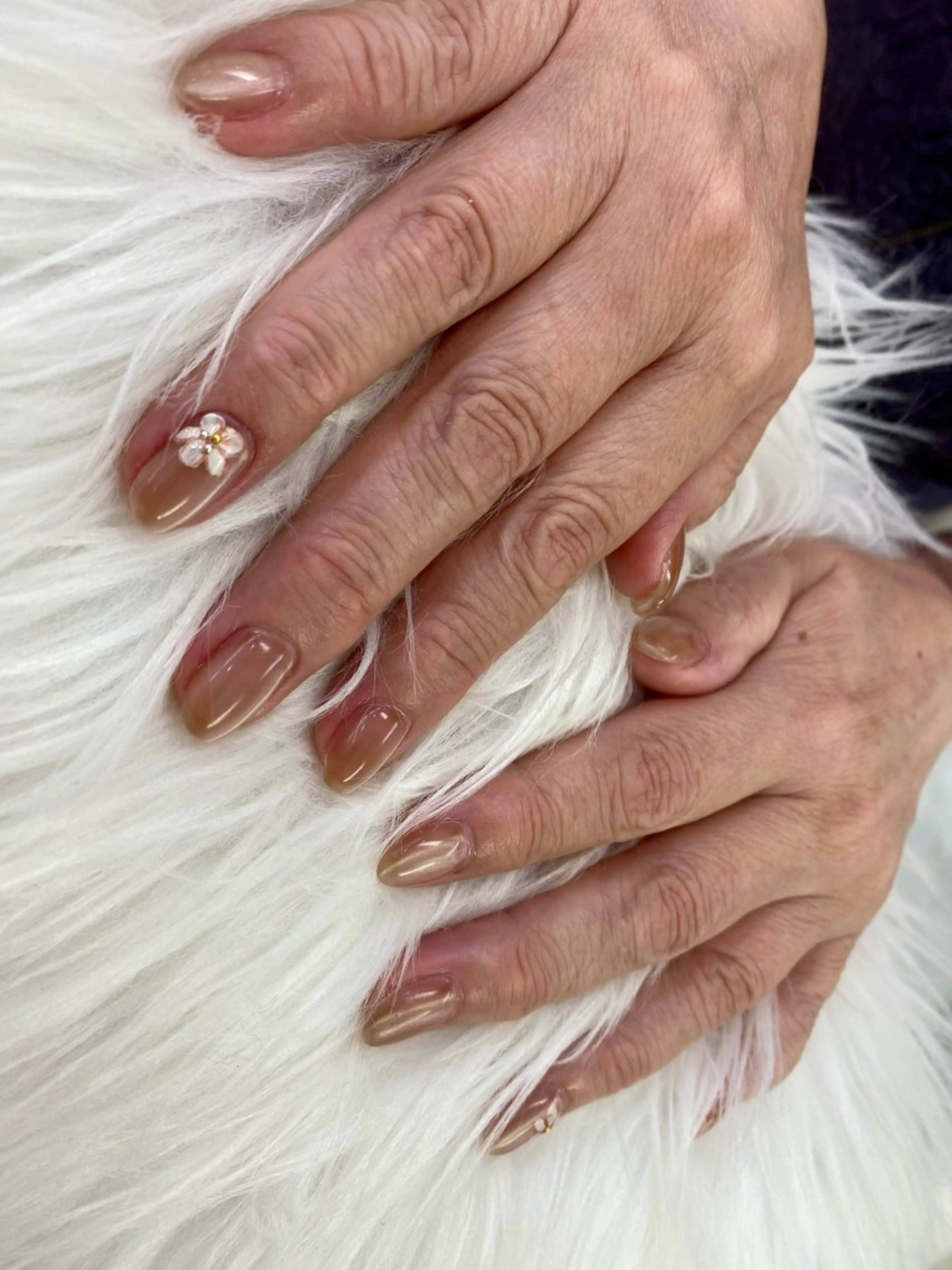 ネイル アートネイル フラワーネイル マグネットネイル FREEME 🌼アビのネイルデザイン