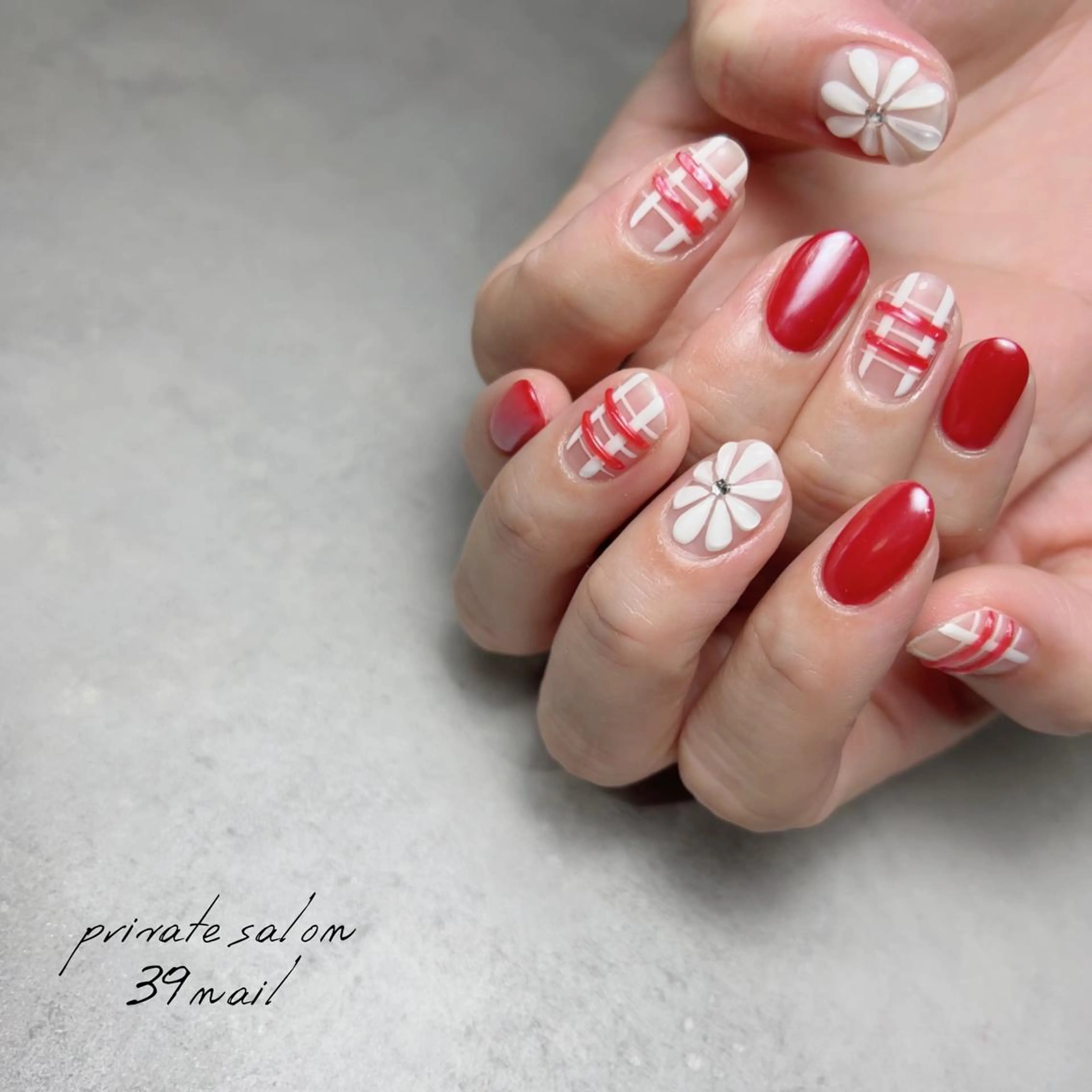 ミディアム ネイル 京橋 【39nail】のネイルデザイン