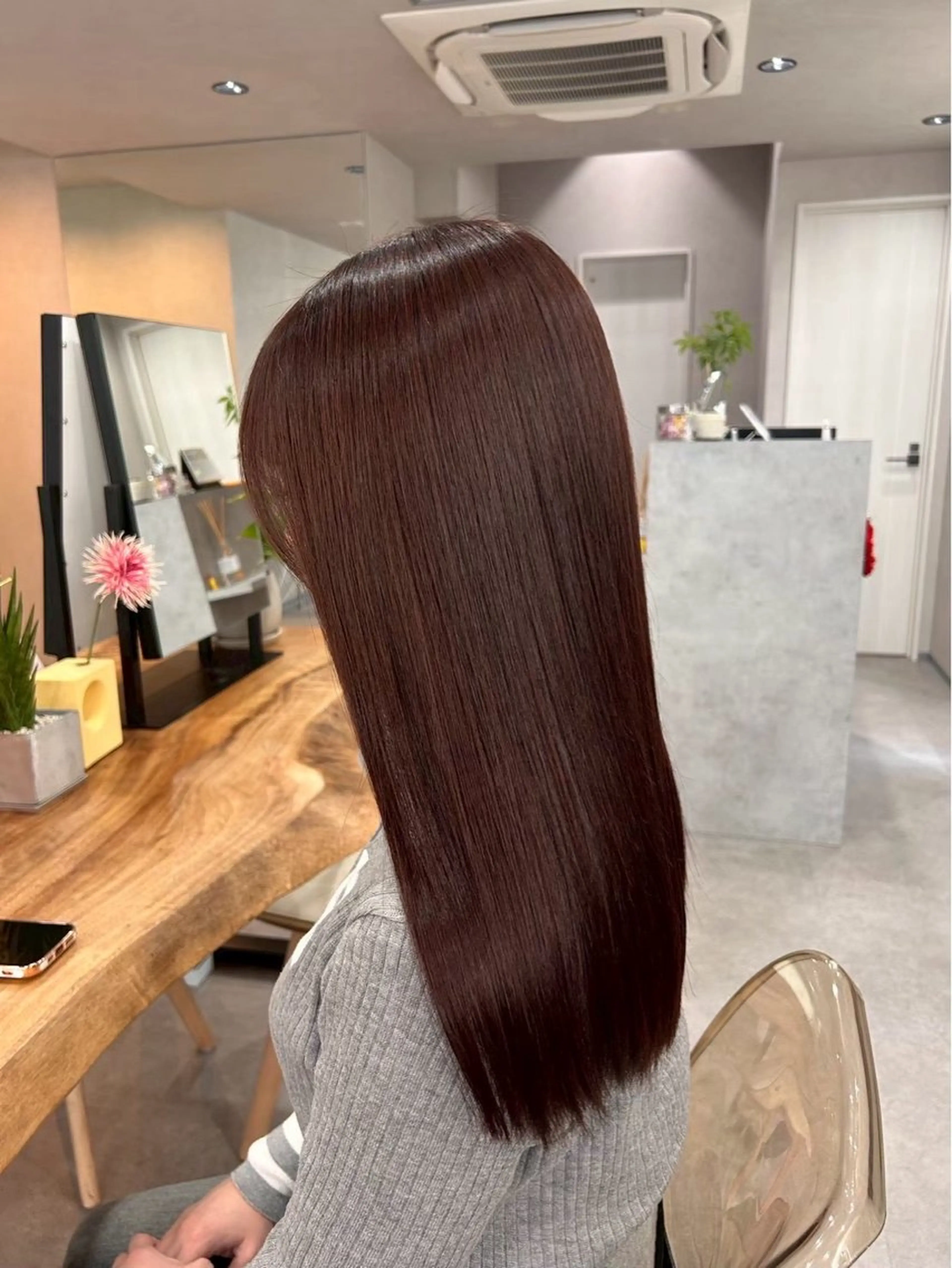 ロング ヘアカラー ✨うる艶カラー/垢抜 けメンズパーマ✨のヘアスタイル