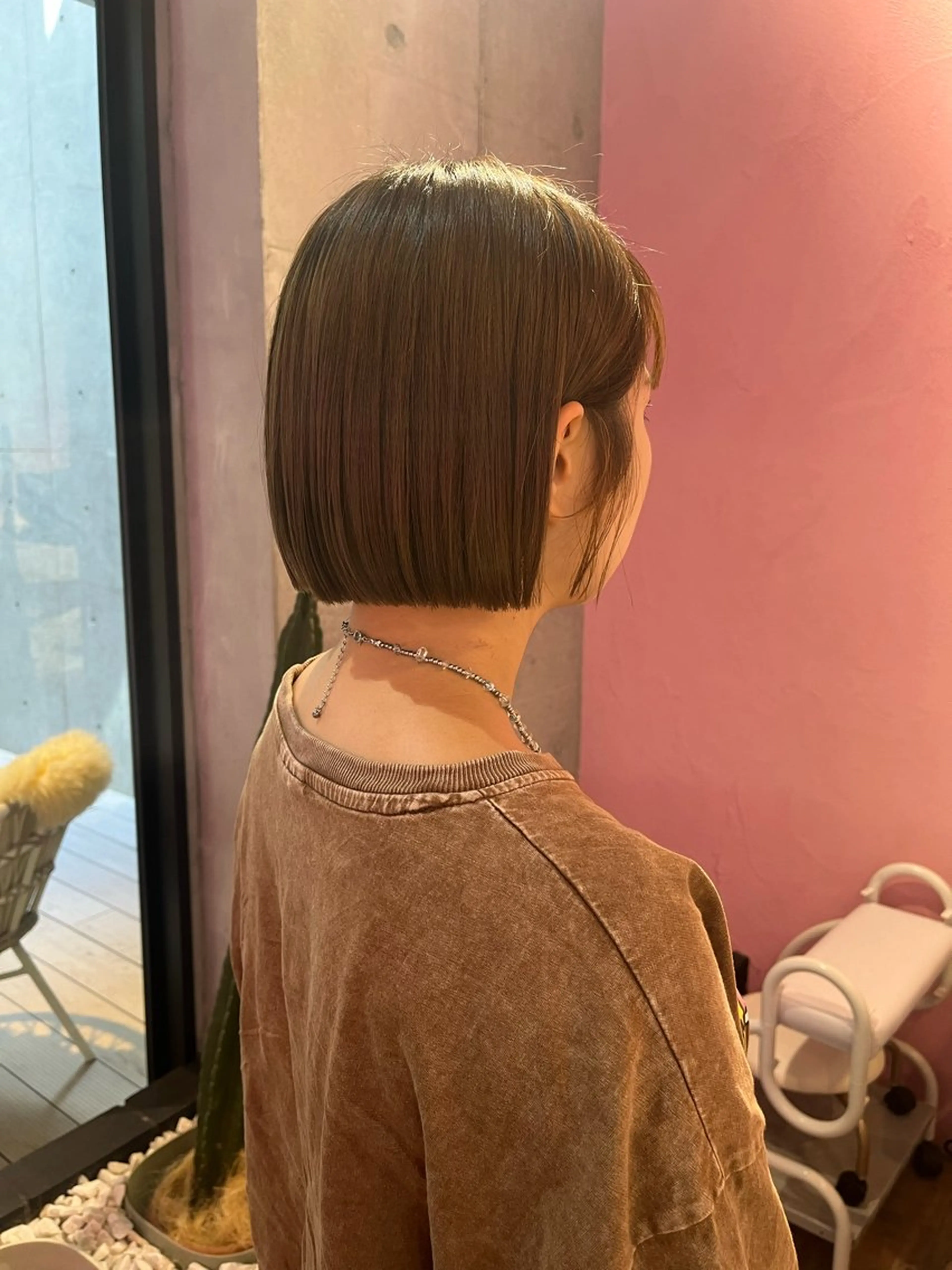 ミディアム カラー 艶感透明感カラー🤍 hinaのヘアスタイル