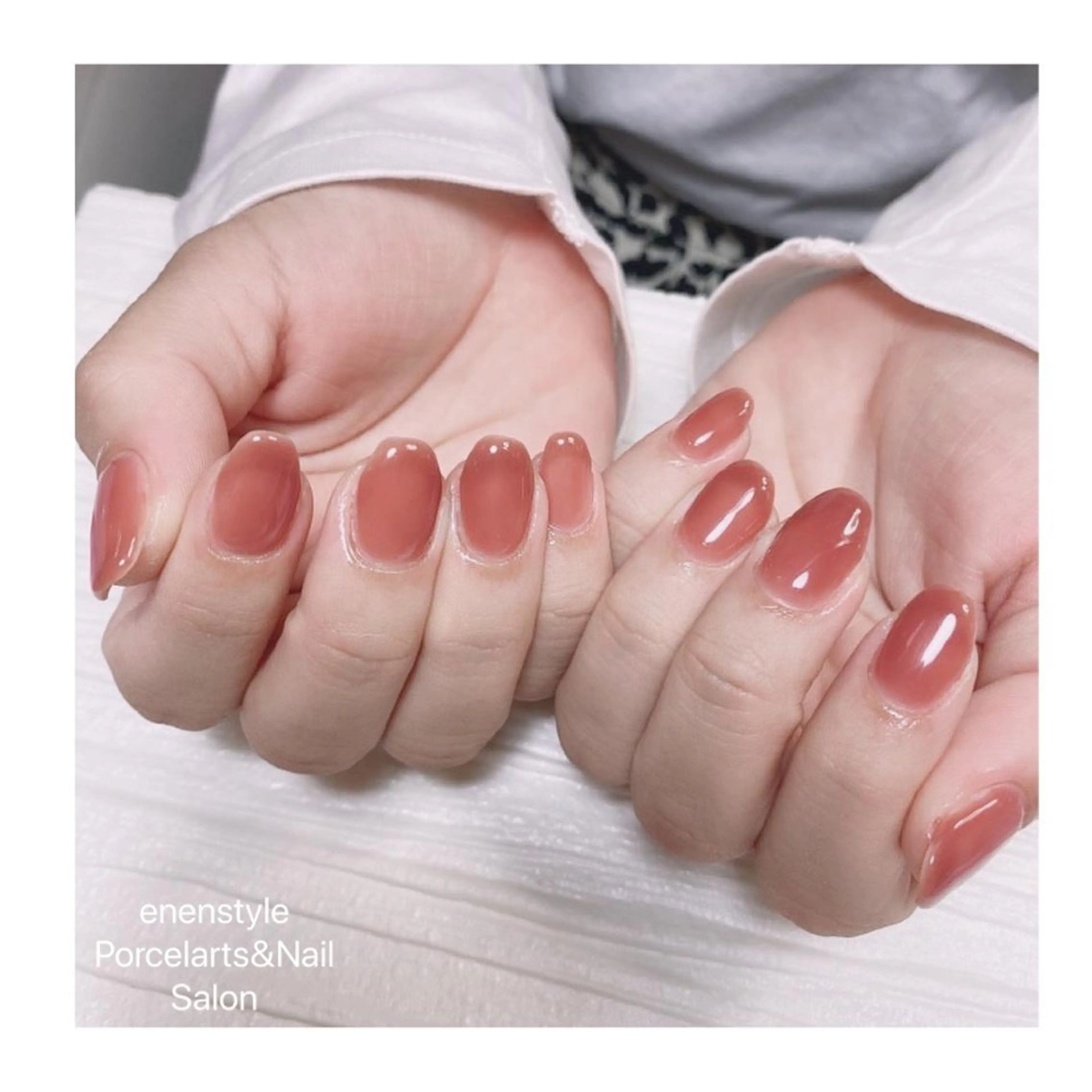 ミディアム ネイル 👑enen style👑のネイルデザイン