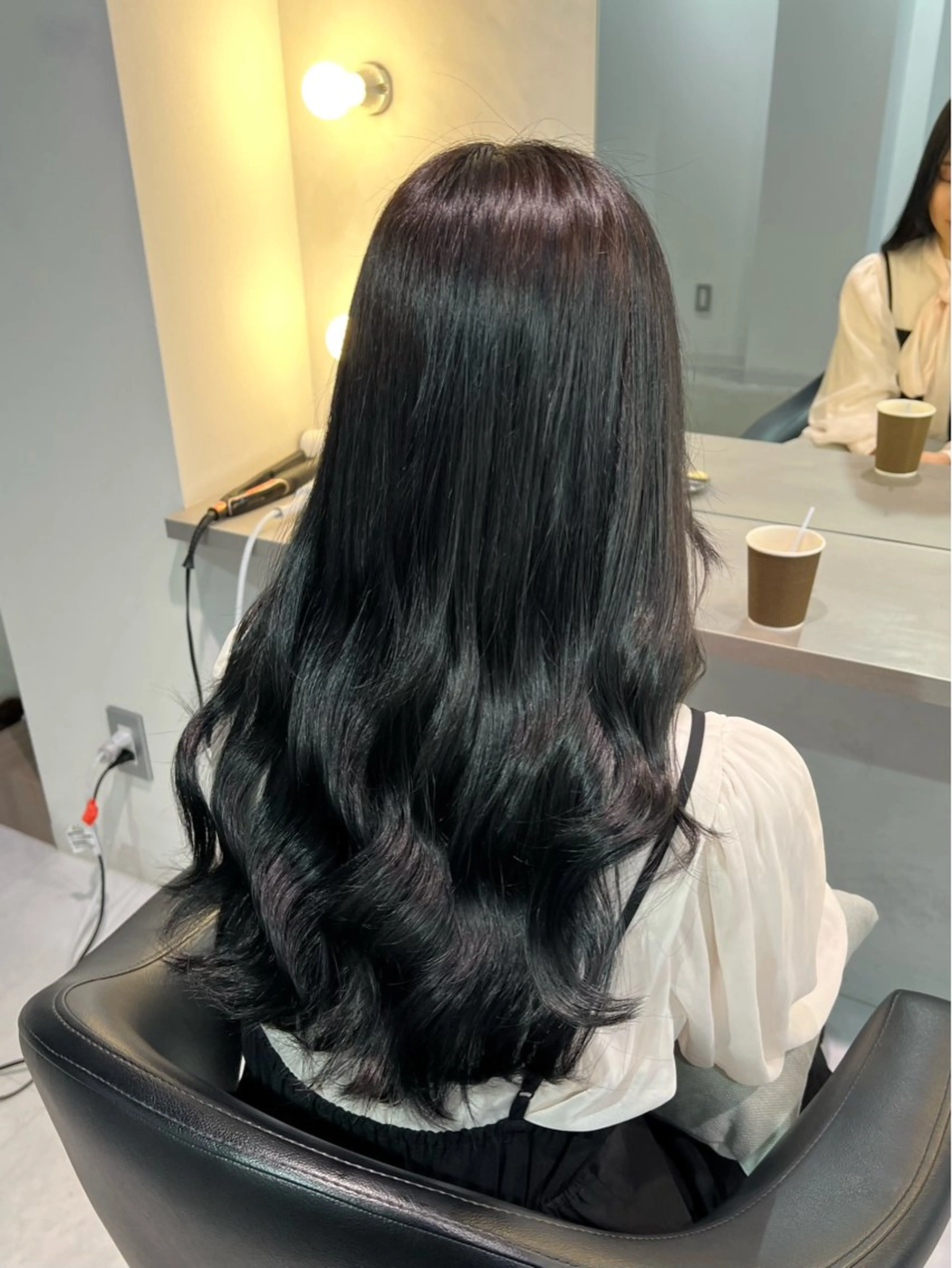 ロング ヘアカラー VISION 巻幡野花のヘアスタイル