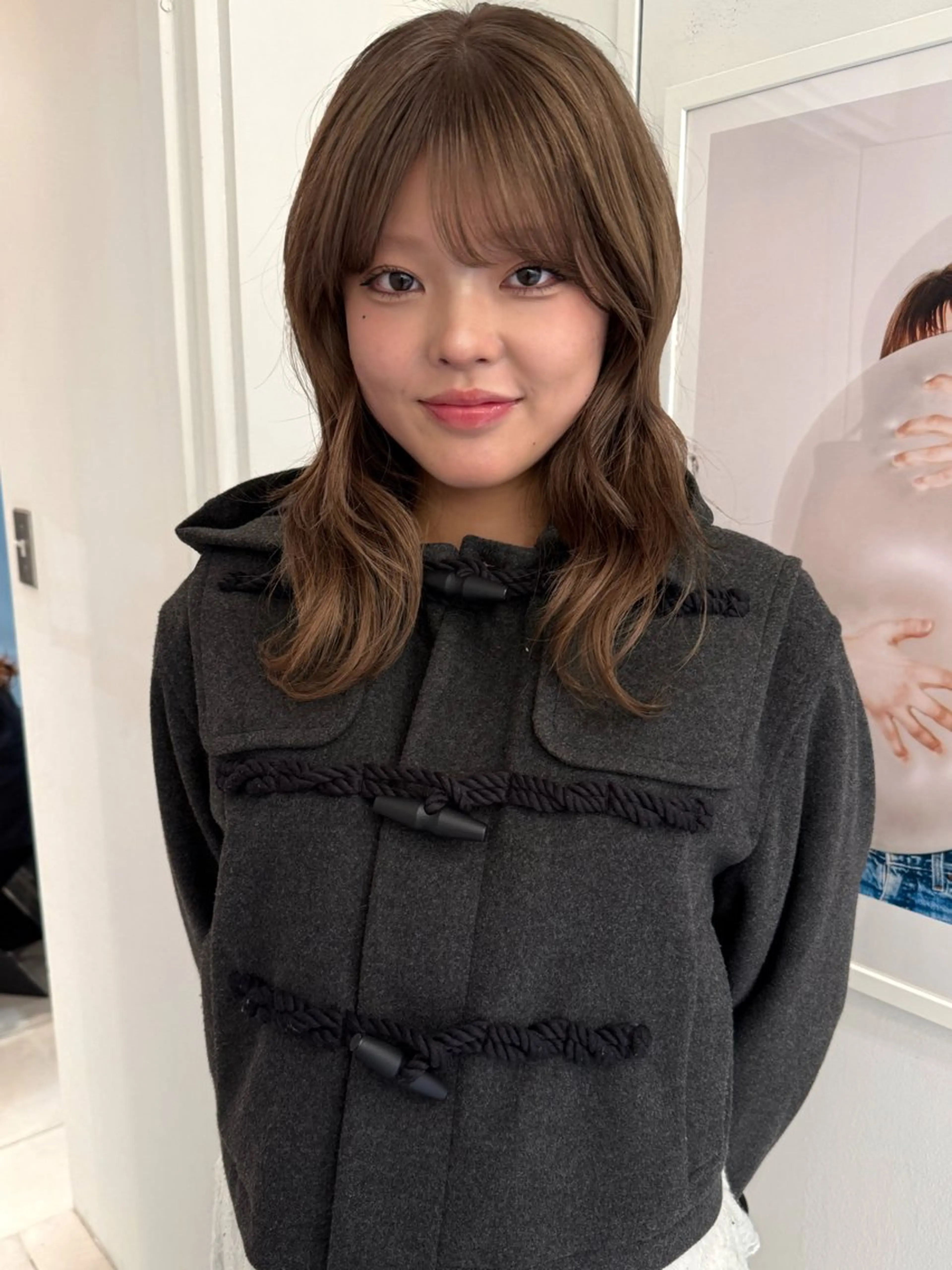 ミディアム カラー ベージュカラー ブリーチ 磯　亜由香🌼 ブリーチ/ボブカットのヘアスタイル