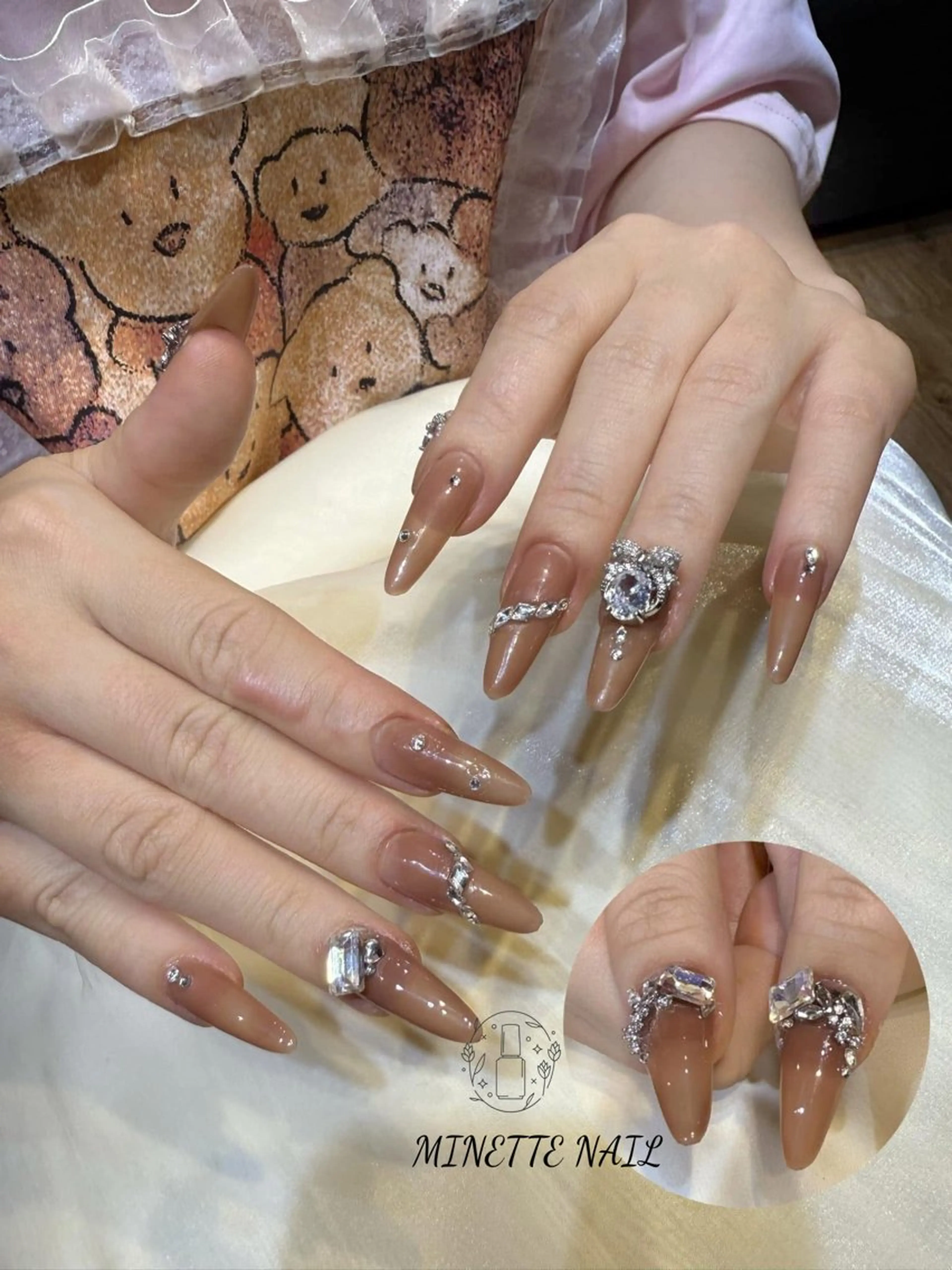 ネイル ハンドネイル Minette nailHuongのネイルデザイン