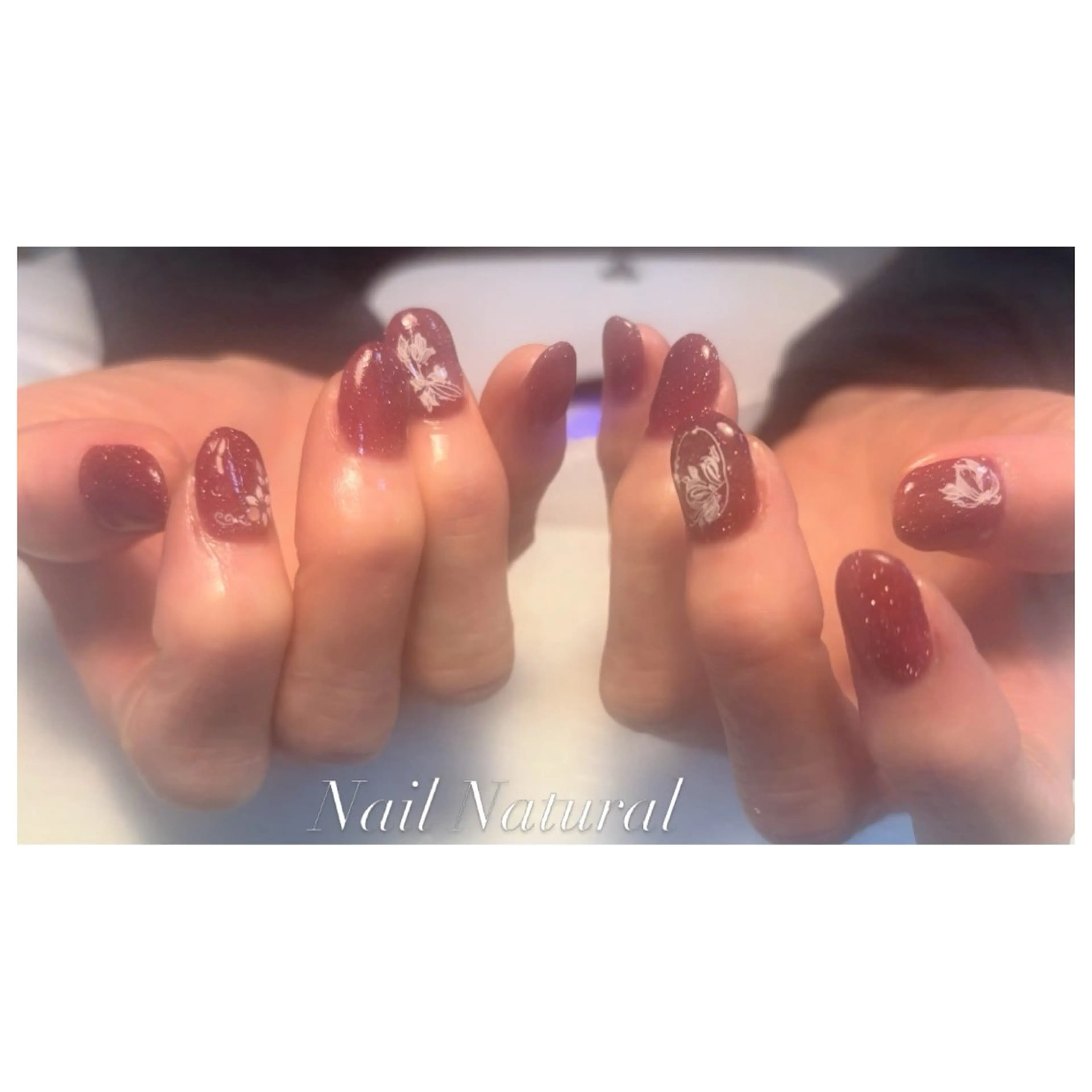 ネイル 持ち込み ショートネイル 春ネイル ハンドネイル Nail salon Natulalのネイルデザイン