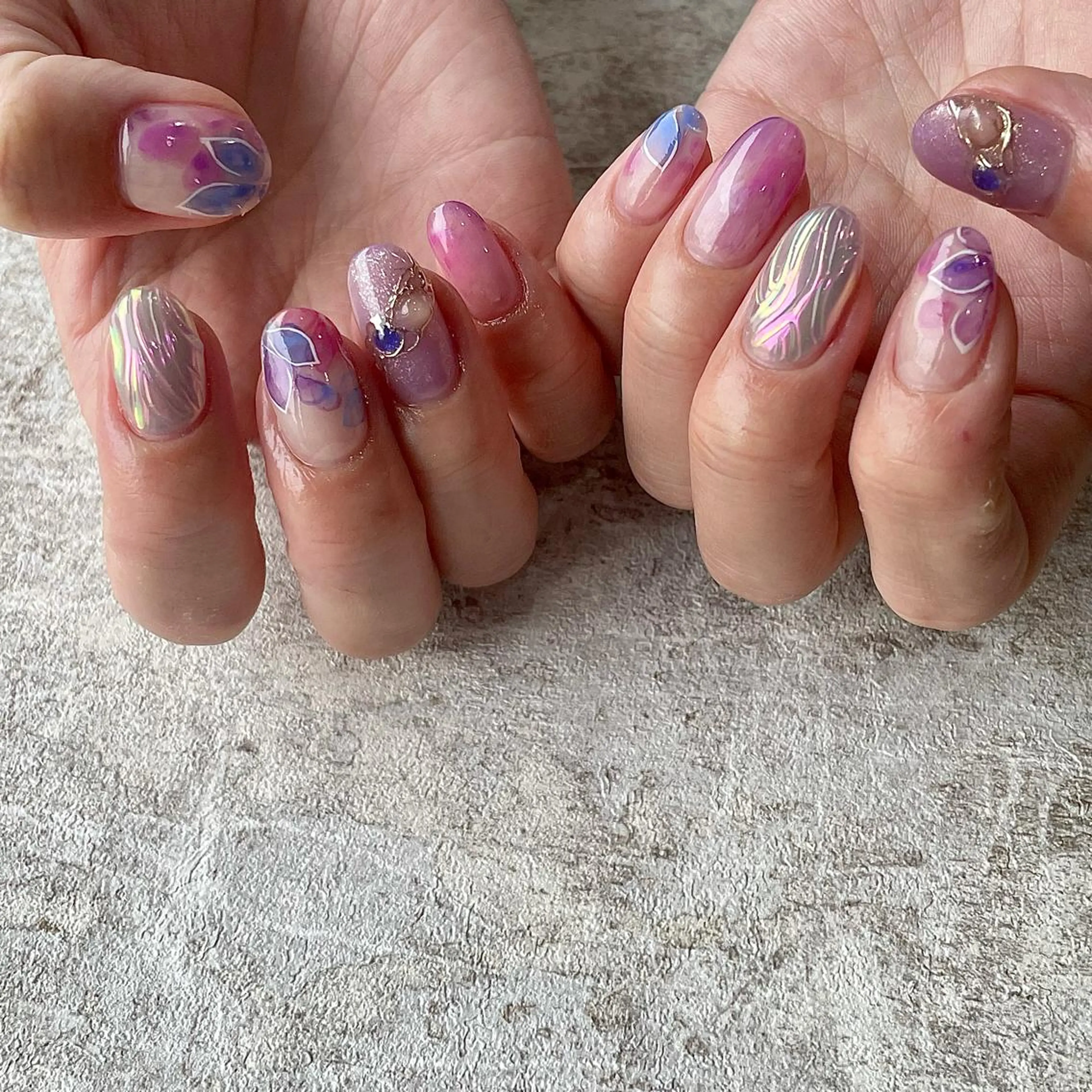 ネイル Allure小山店 後藤文香のネイルデザイン