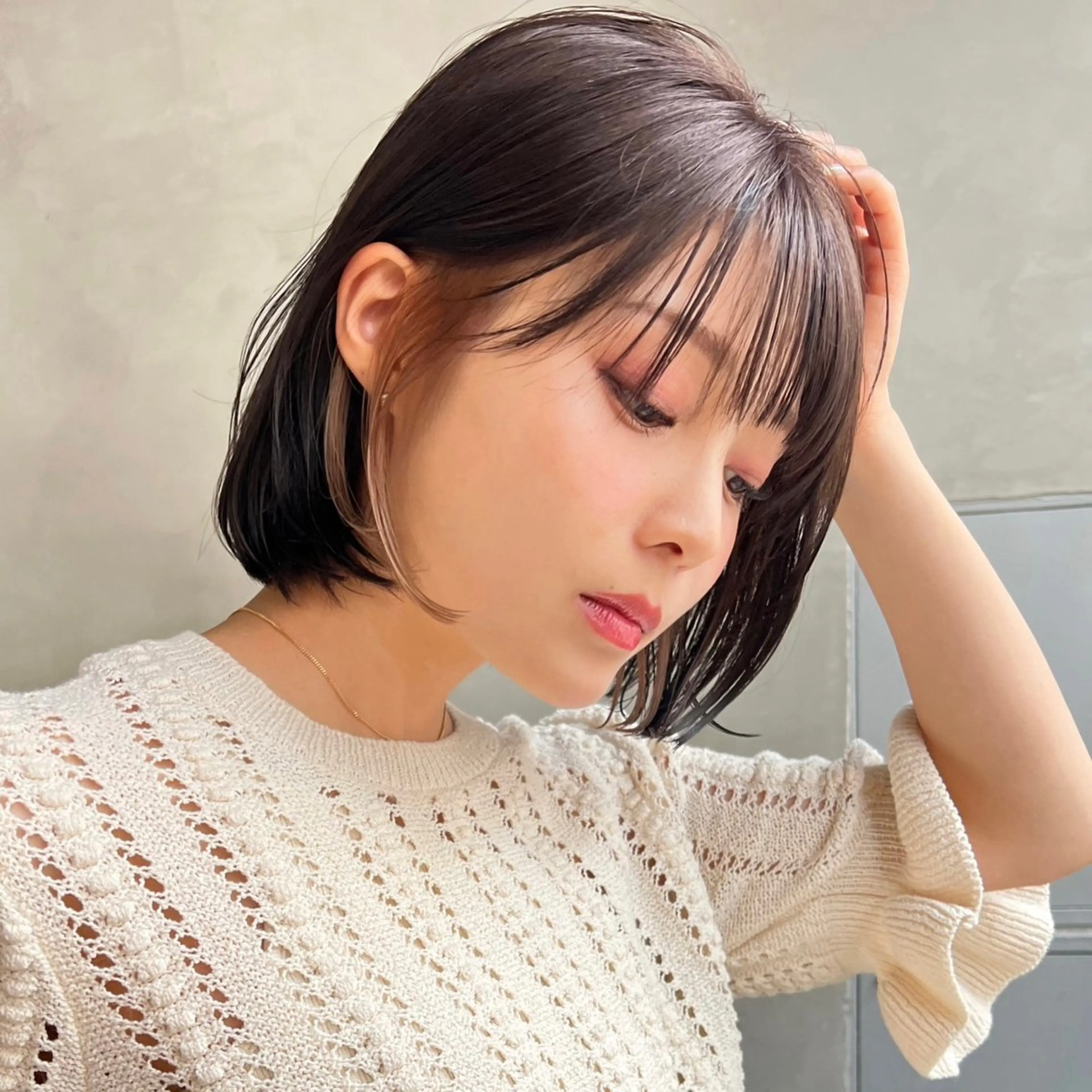 ショート カラー パーマ ヘアアレンジ メンズ キッズ ネイル マツエク・マツパ アイブロウ カット ヘアカラー トリートメント ヘアセット 丁寧なカウンセリング 🌿Chiemi🌿のヘアスタイル