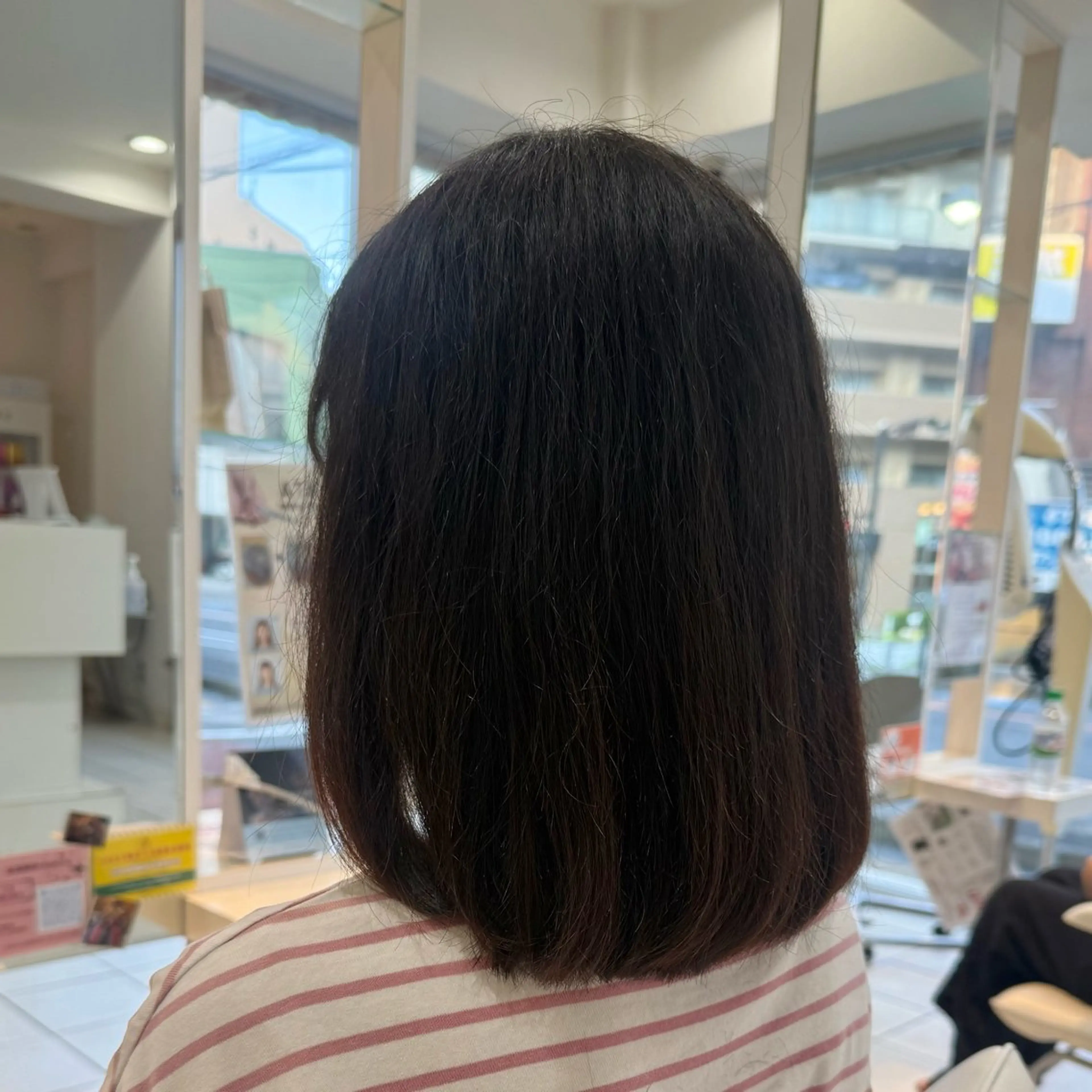 ミディアム カット カット/艶カラー🎨 平間千賀のヘアスタイル