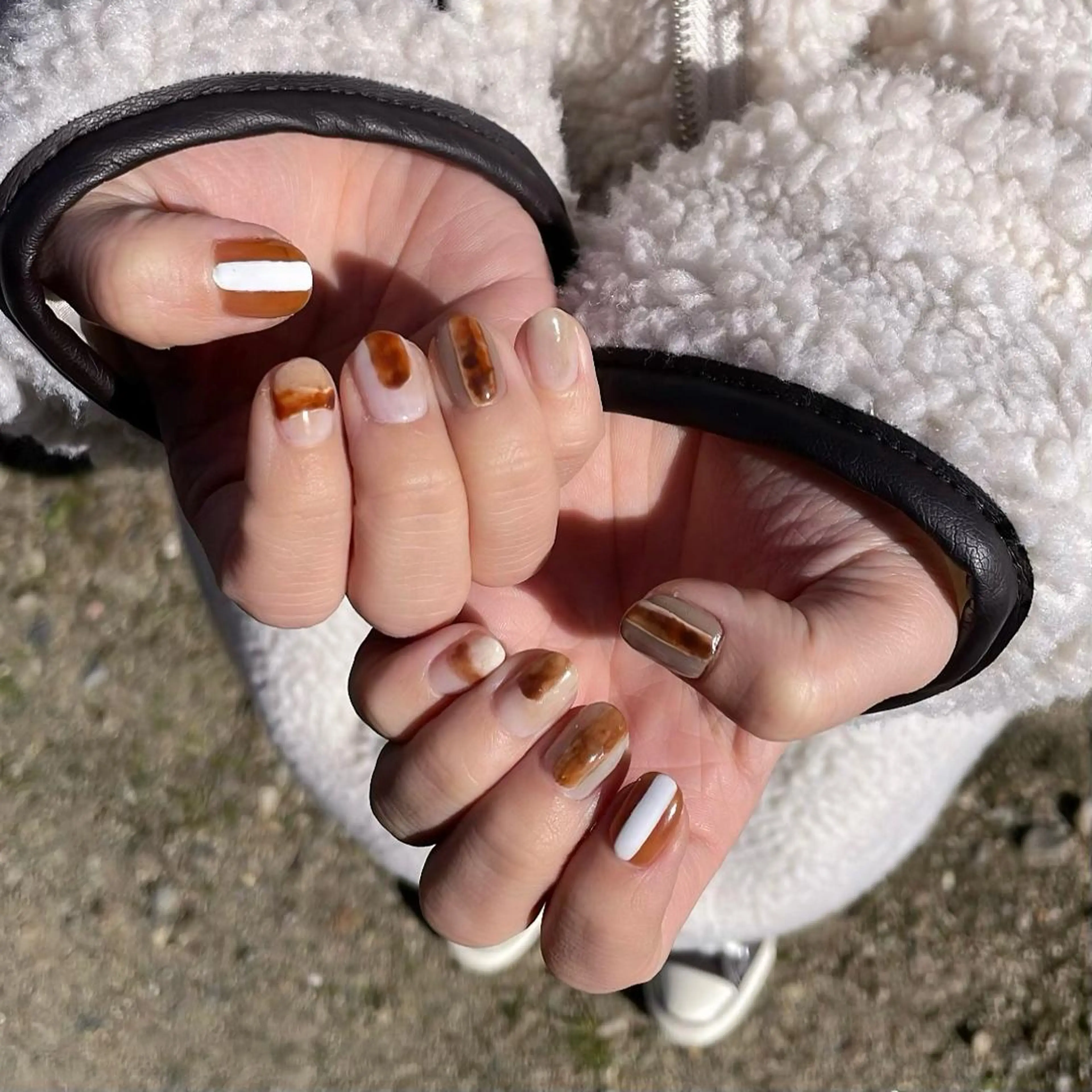 ネイル アートネイル 持ち込み ニュアンスネイル Lofinails ちひろのネイルデザイン