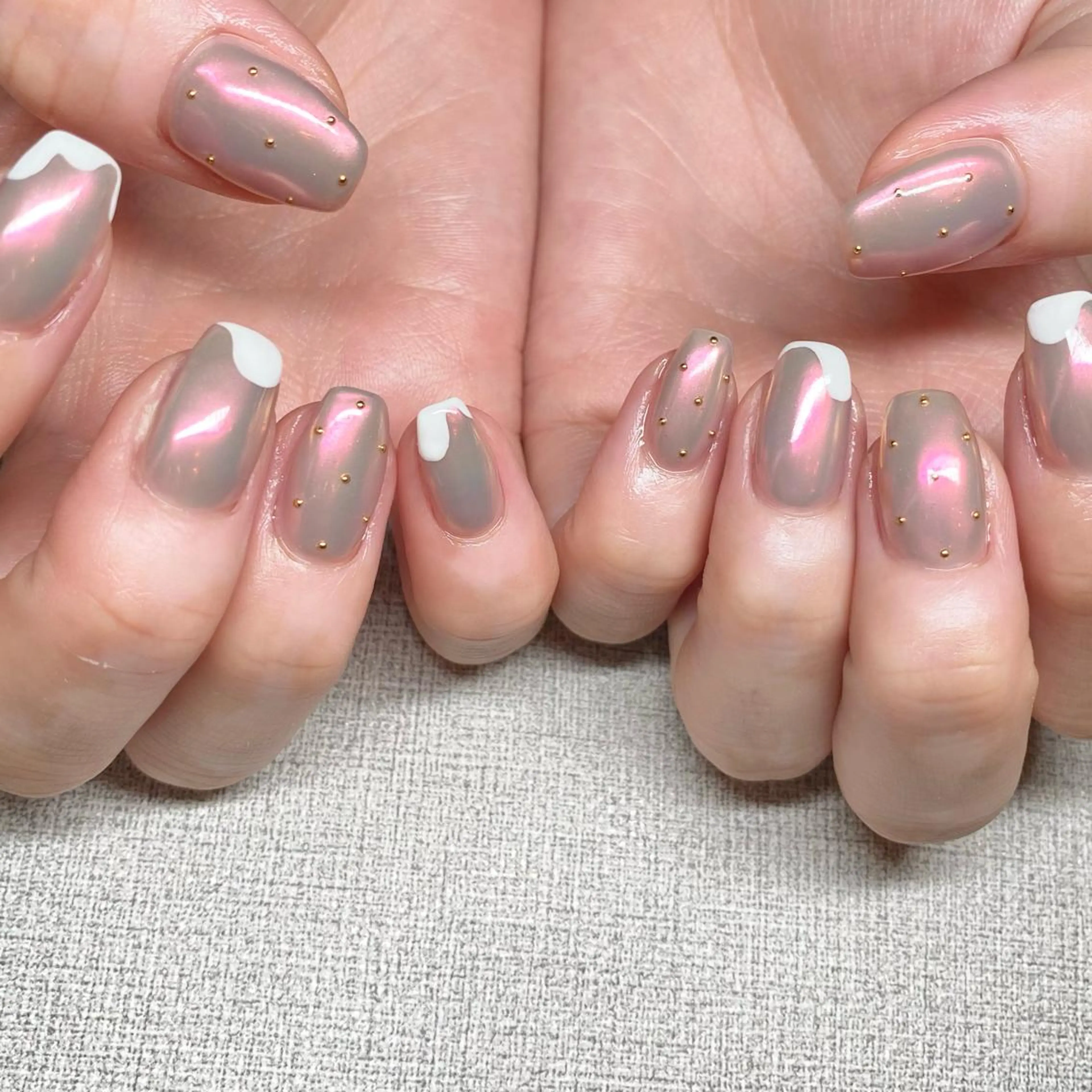 ネイル アートネイル ニュアンスネイル 春ネイル 夏ネイル ハンドネイル 山田 貴子のネイルデザイン