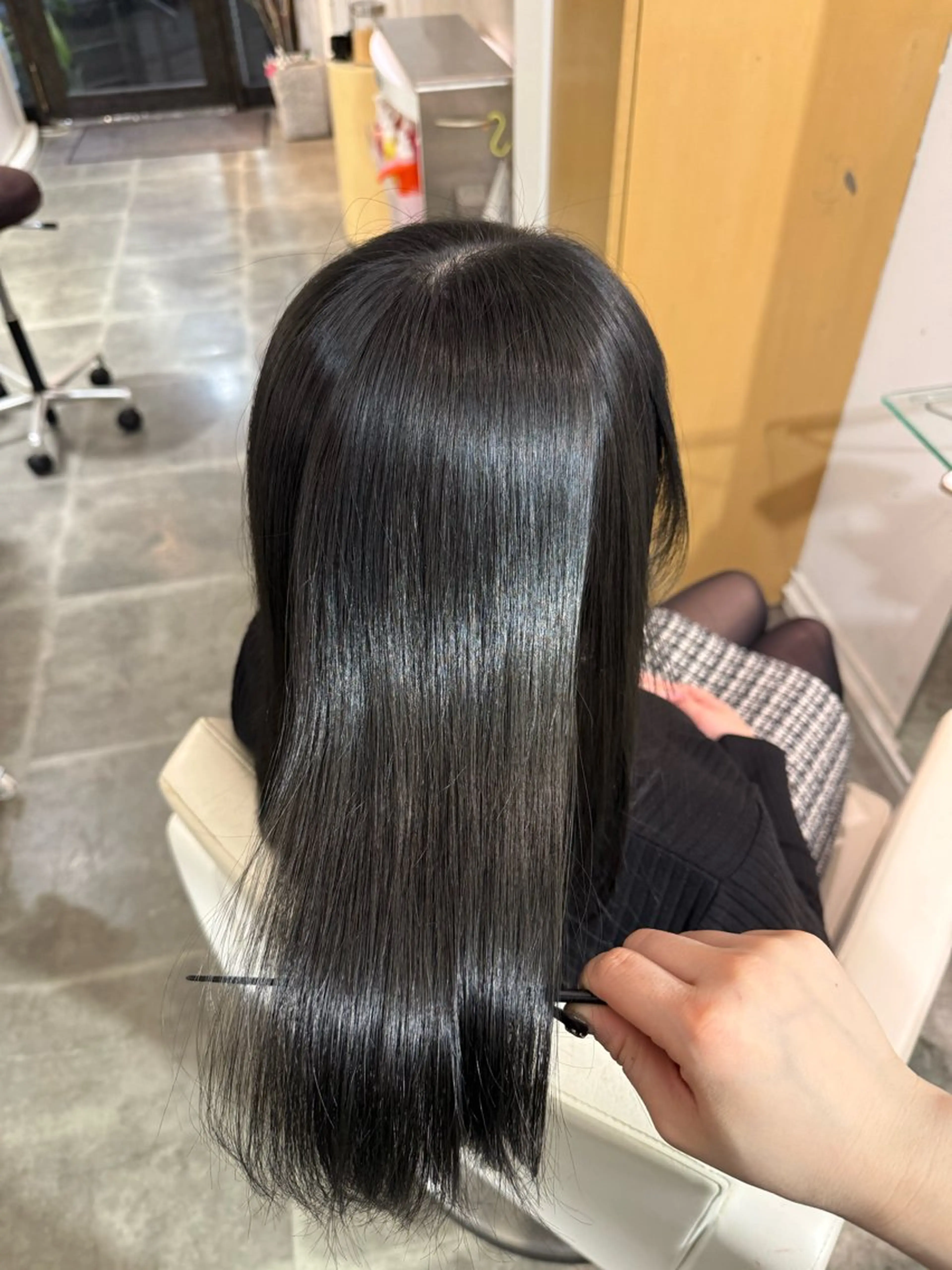 ミディアム 縮毛矯正 原宿♡透明感カラー♡ 縮毛矯正【MAYU】のヘアスタイル