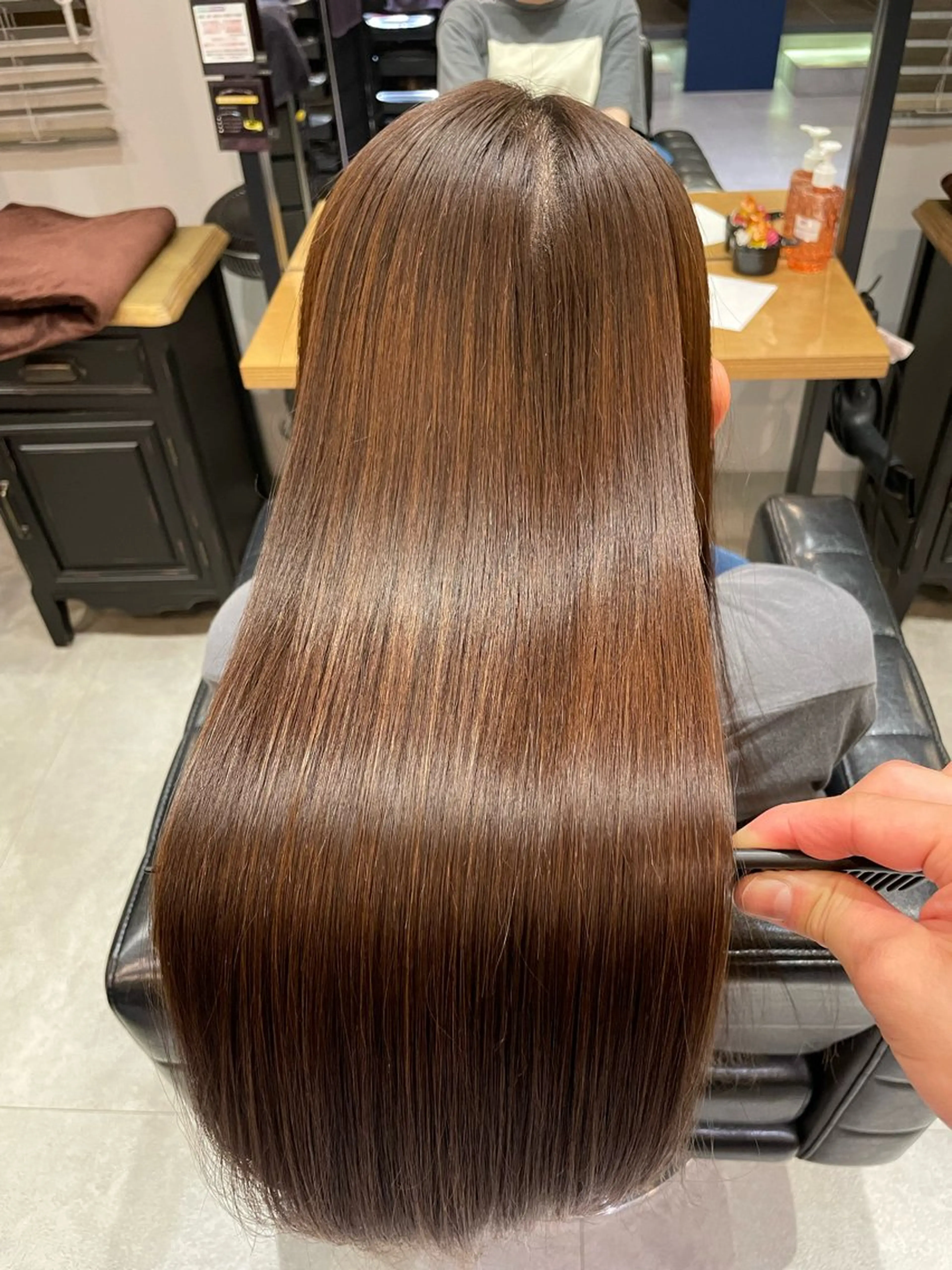 ロング 髪質改善 縮毛矯正 トリートメント 酸熱トリートメント トリートメント 髪質改善ヘアエステサロンLIFE所属・🌈髪質改善専門🌈 神田　達也のヘアスタイル