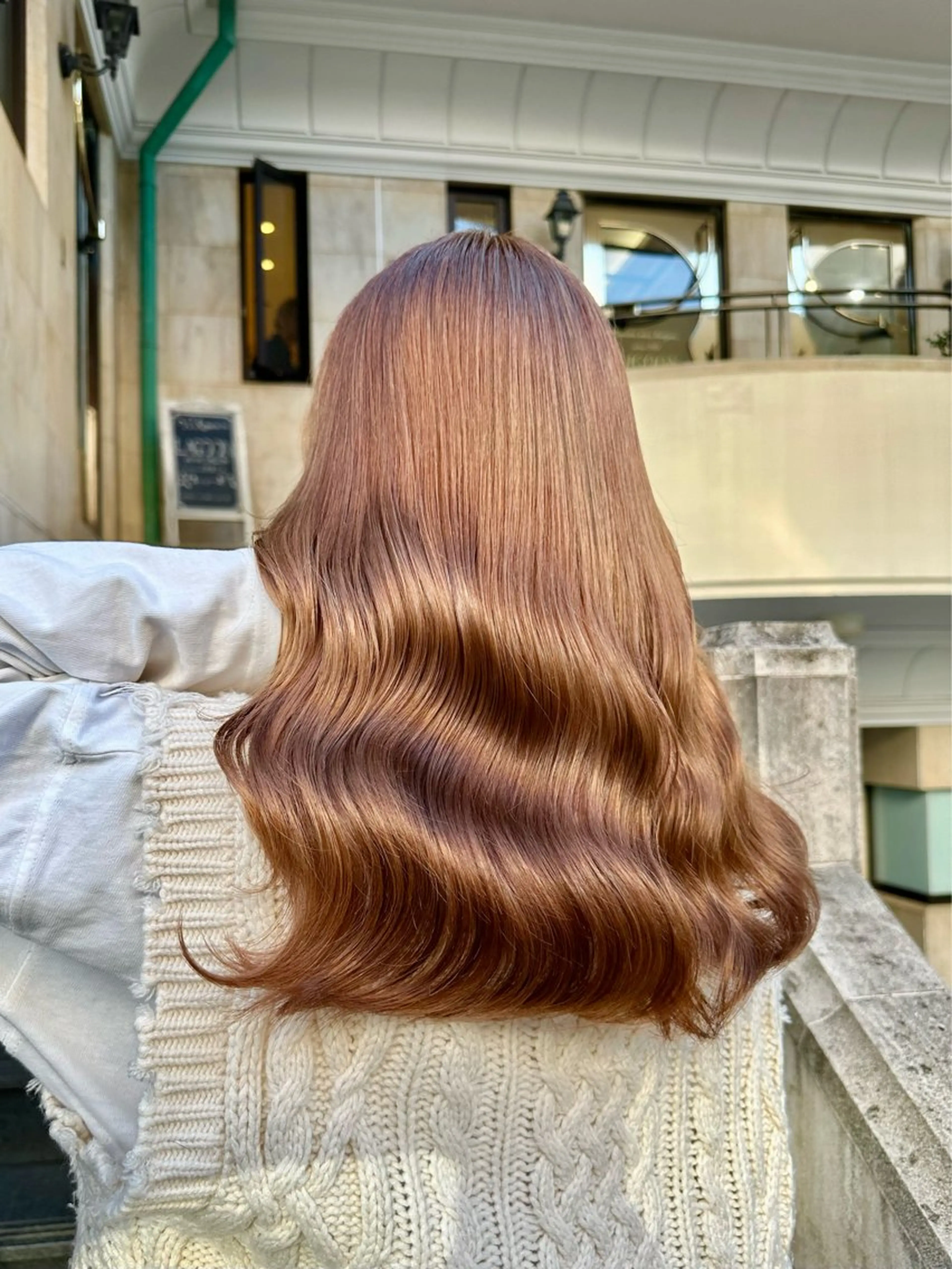 ロング カラー ベージュカラー ダブルカラー ヘアカラー トリートメント ヘッドスパ 韓国系レイヤー特化 hiroのヘアスタイル