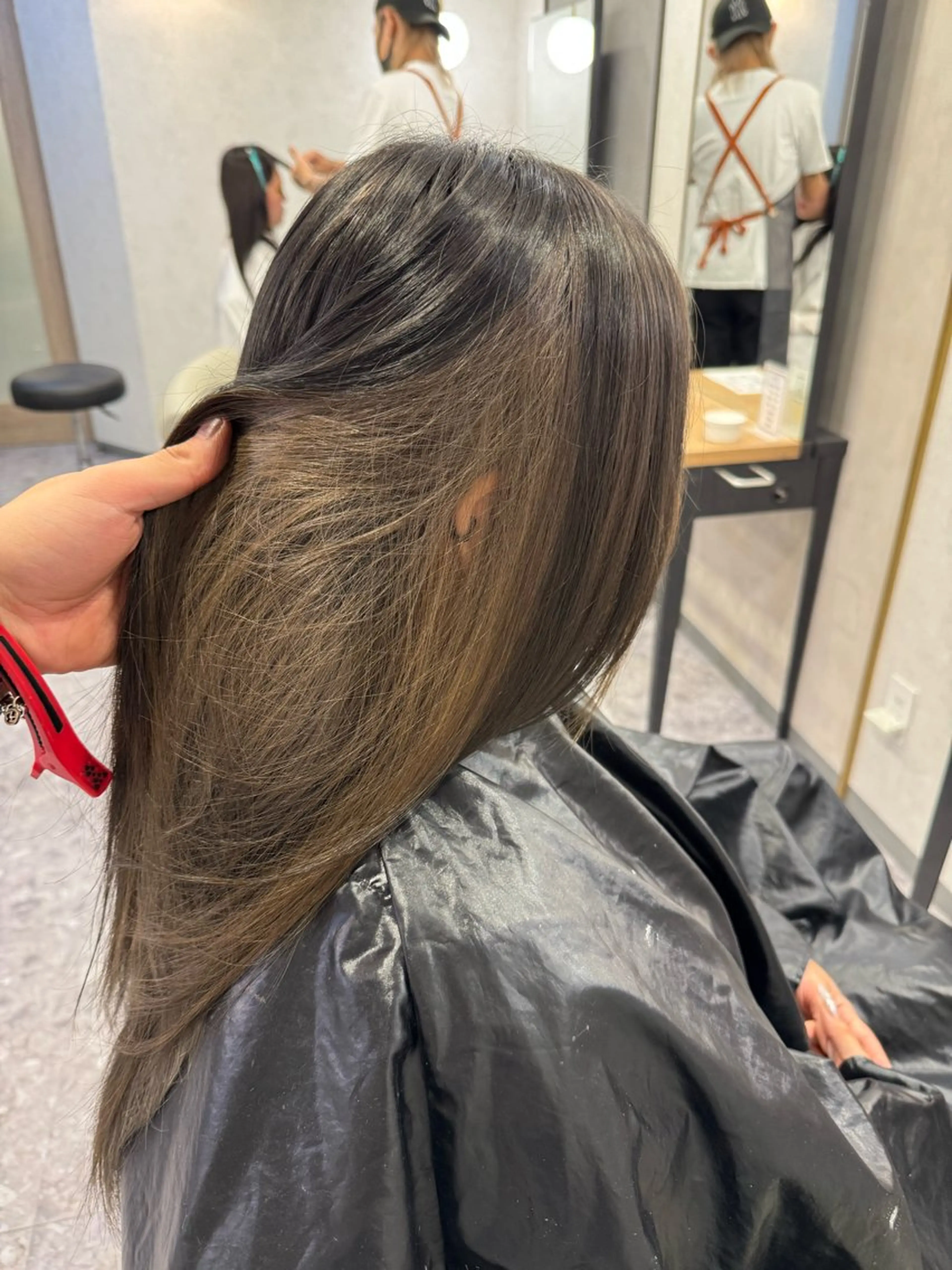 ロング カラー 立川/レイヤー/ 髪質改善/ 西川翔真のヘアスタイル