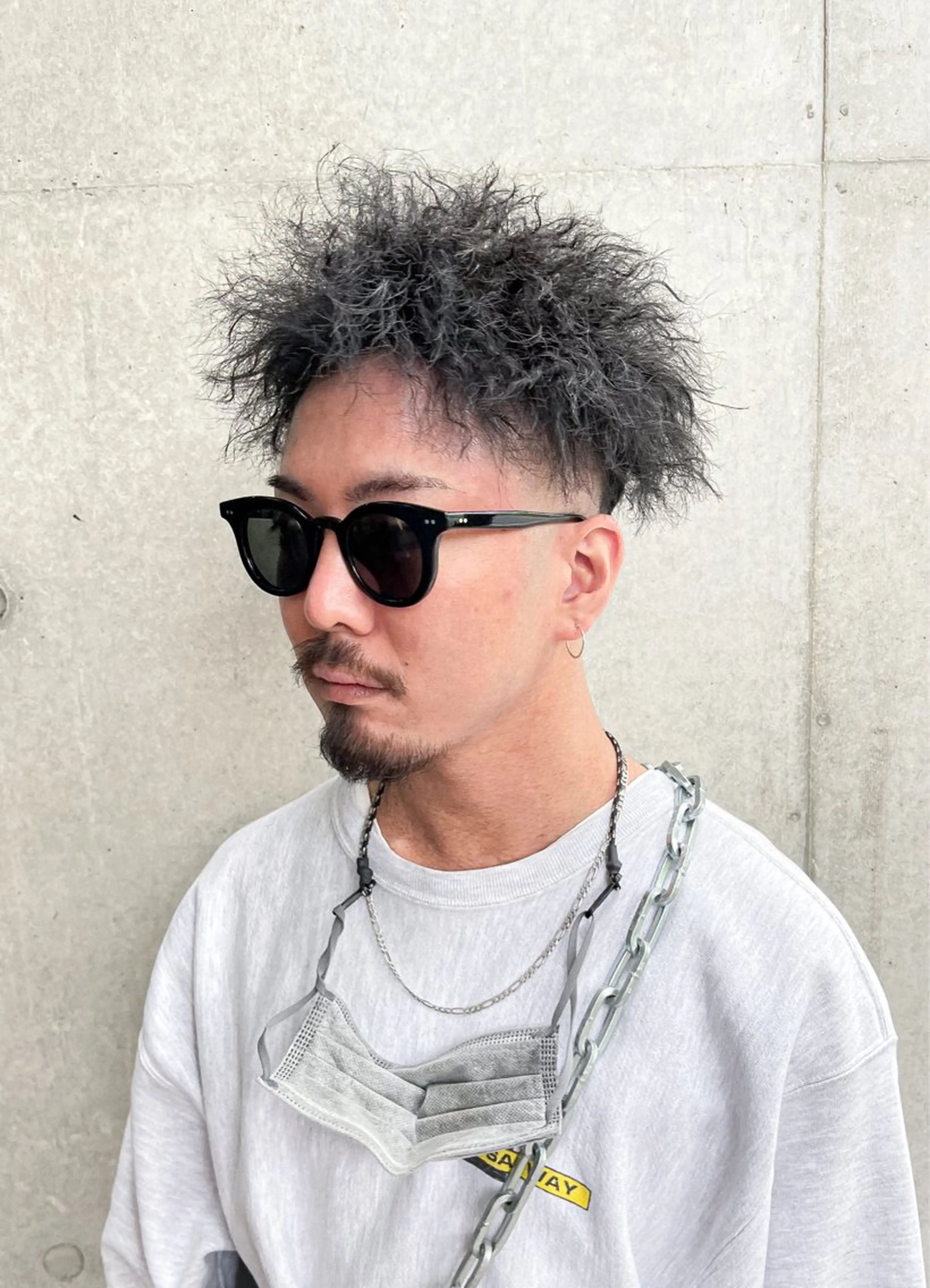 パーマ メンズ カット パーマ 森本裕/オーナー/ スパイラルパーマのヘアスタイル