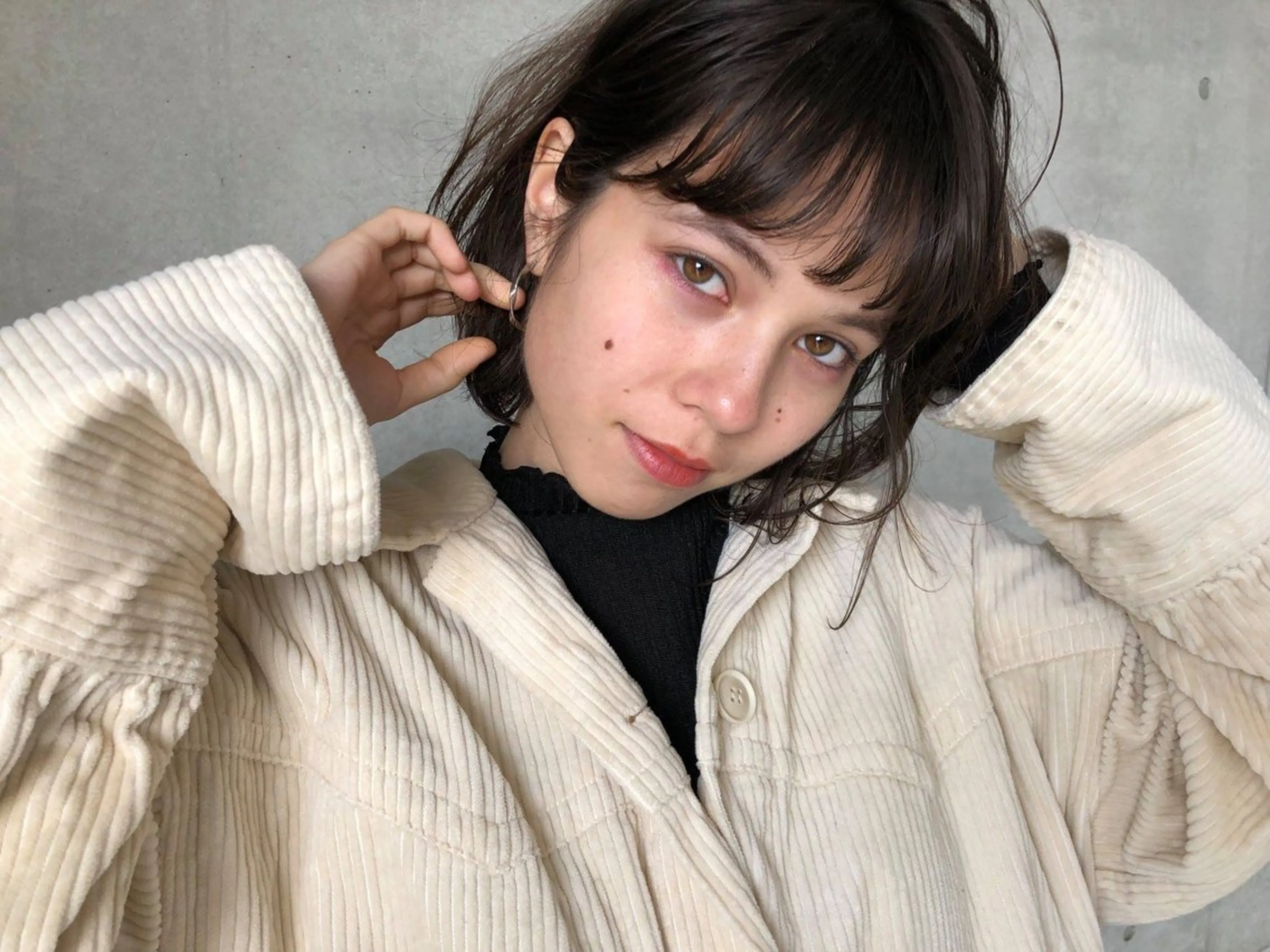 グレイカラー【根元リタッチ・全体染め】(ドライ・ブロー込み)🌟ロング料金なし🌟の写真