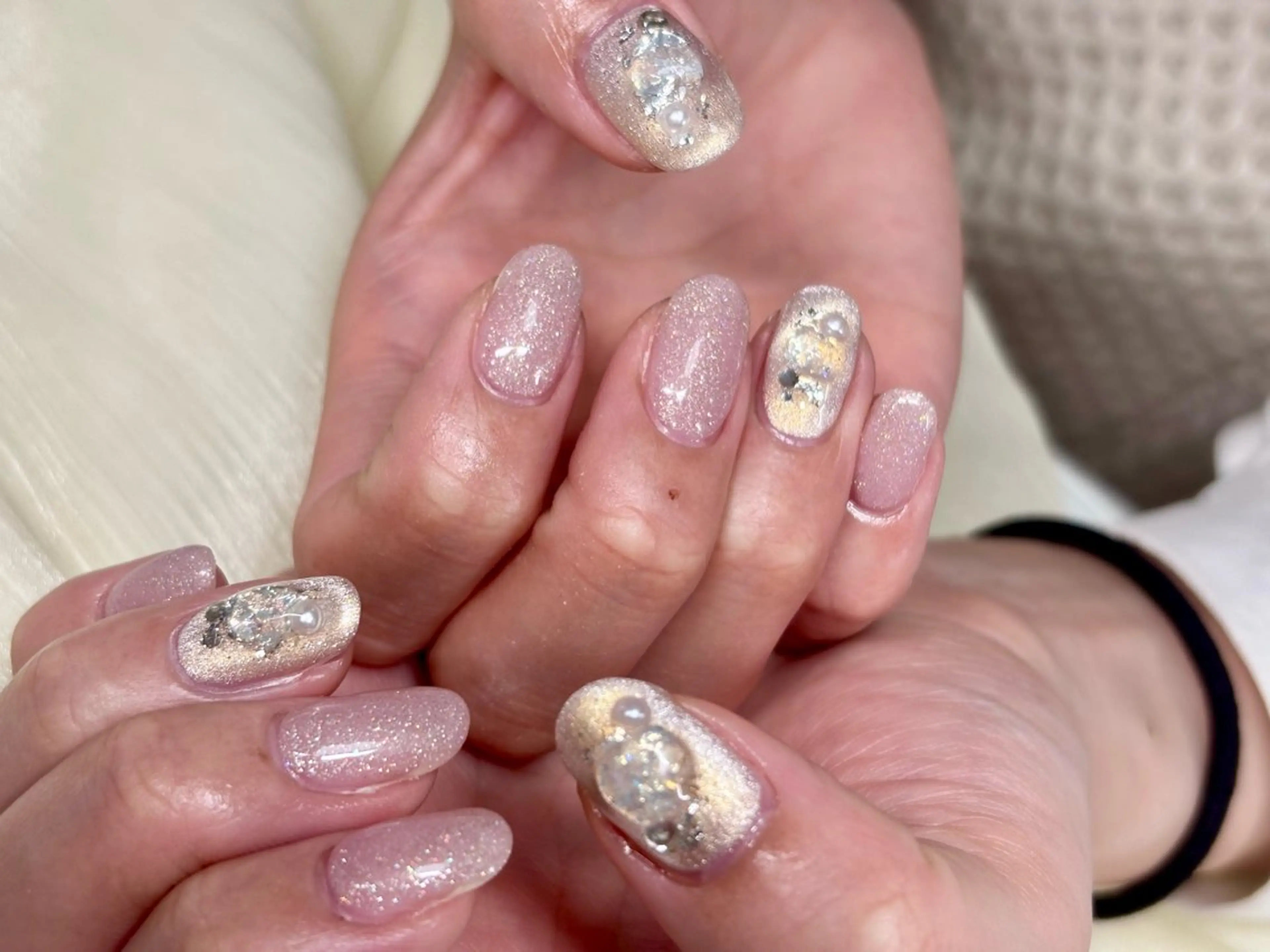 ネイル ニュアンスネイル 春ネイル ETE LUNA NAILのネイルデザイン