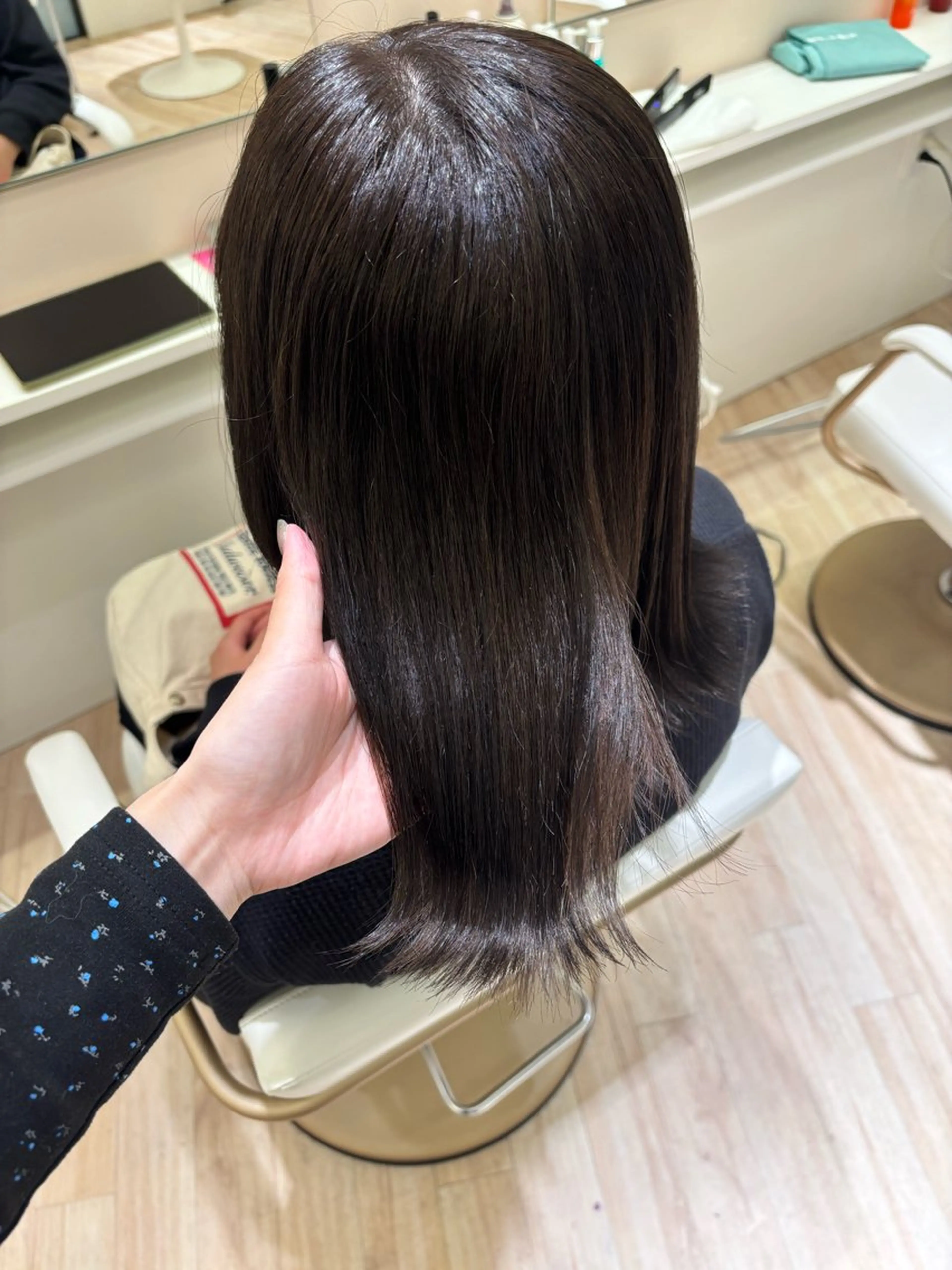 ロング カラー ParveMix 岡本えりかのヘアスタイル