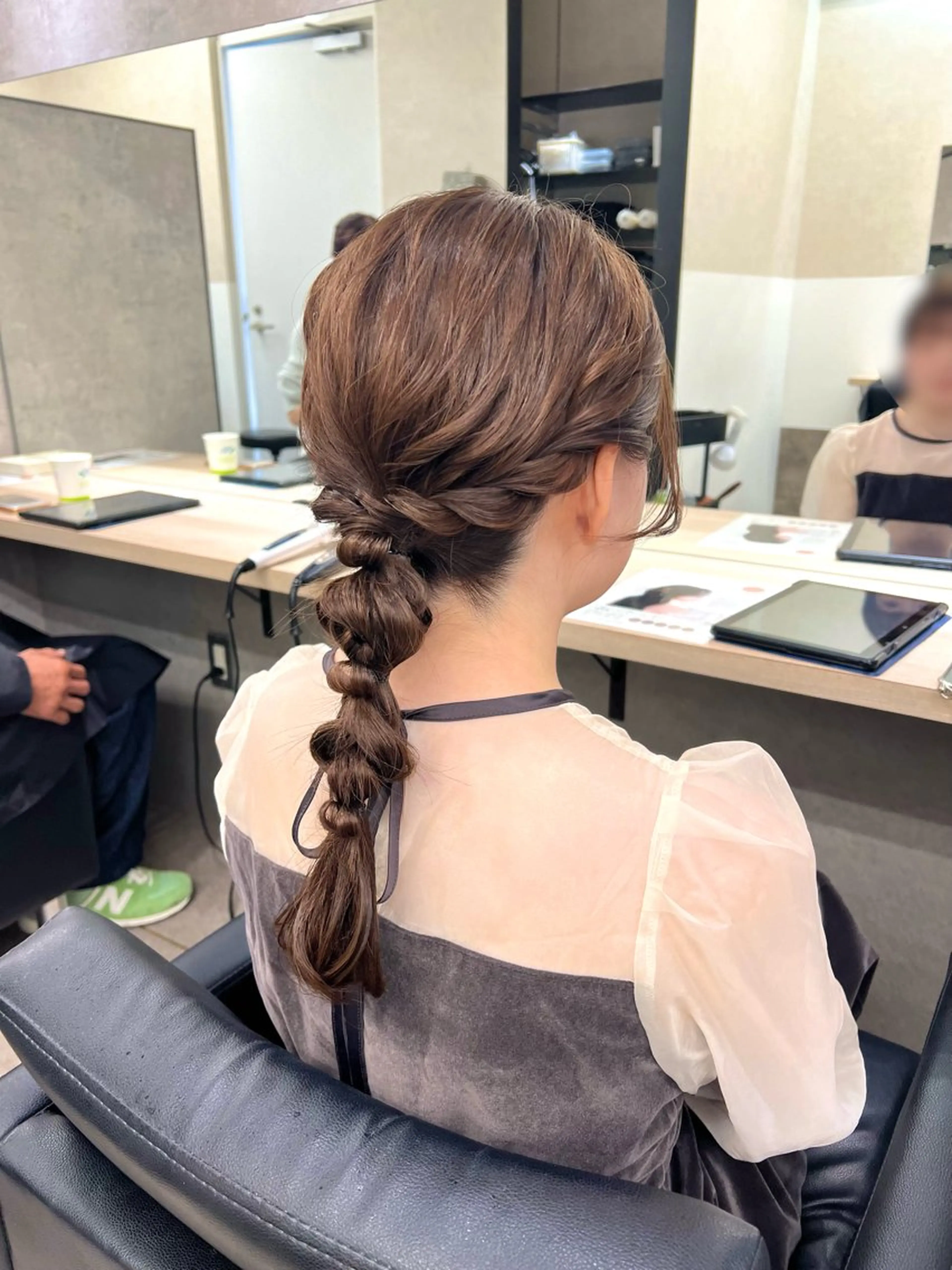 ロング ヘアセット GiseL 博多 ほのかのヘアスタイル