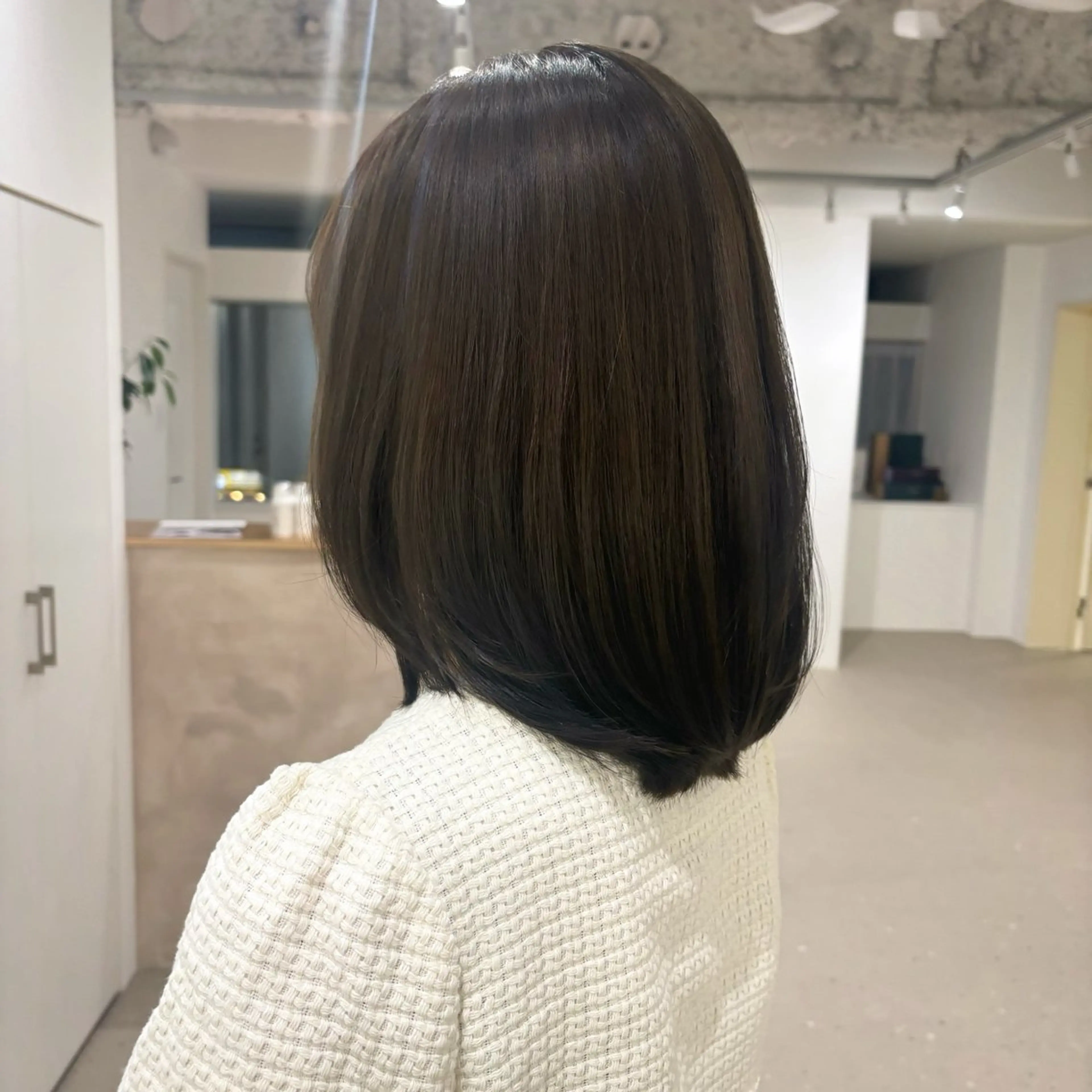 セミロング カラー カット ヘアカラー トリートメント 似合わせ美髪ヘア✨ 天王寺．阿倍野🌈のヘアスタイル