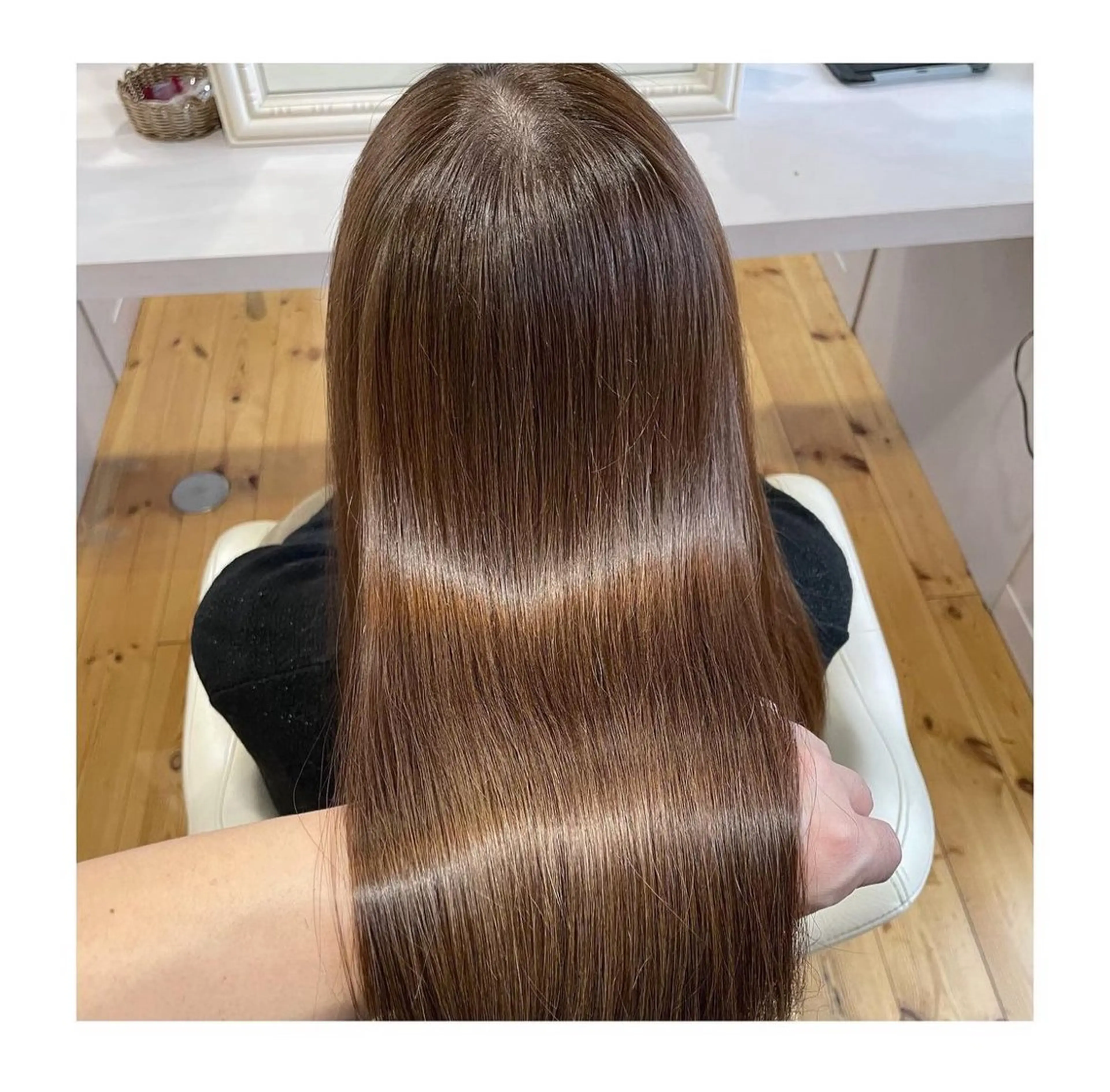 ロング カット ヘアカラー 縮毛矯正 トリートメント 佐藤 翔空【艶 カラー/縮毛矯正】のヘアスタイル