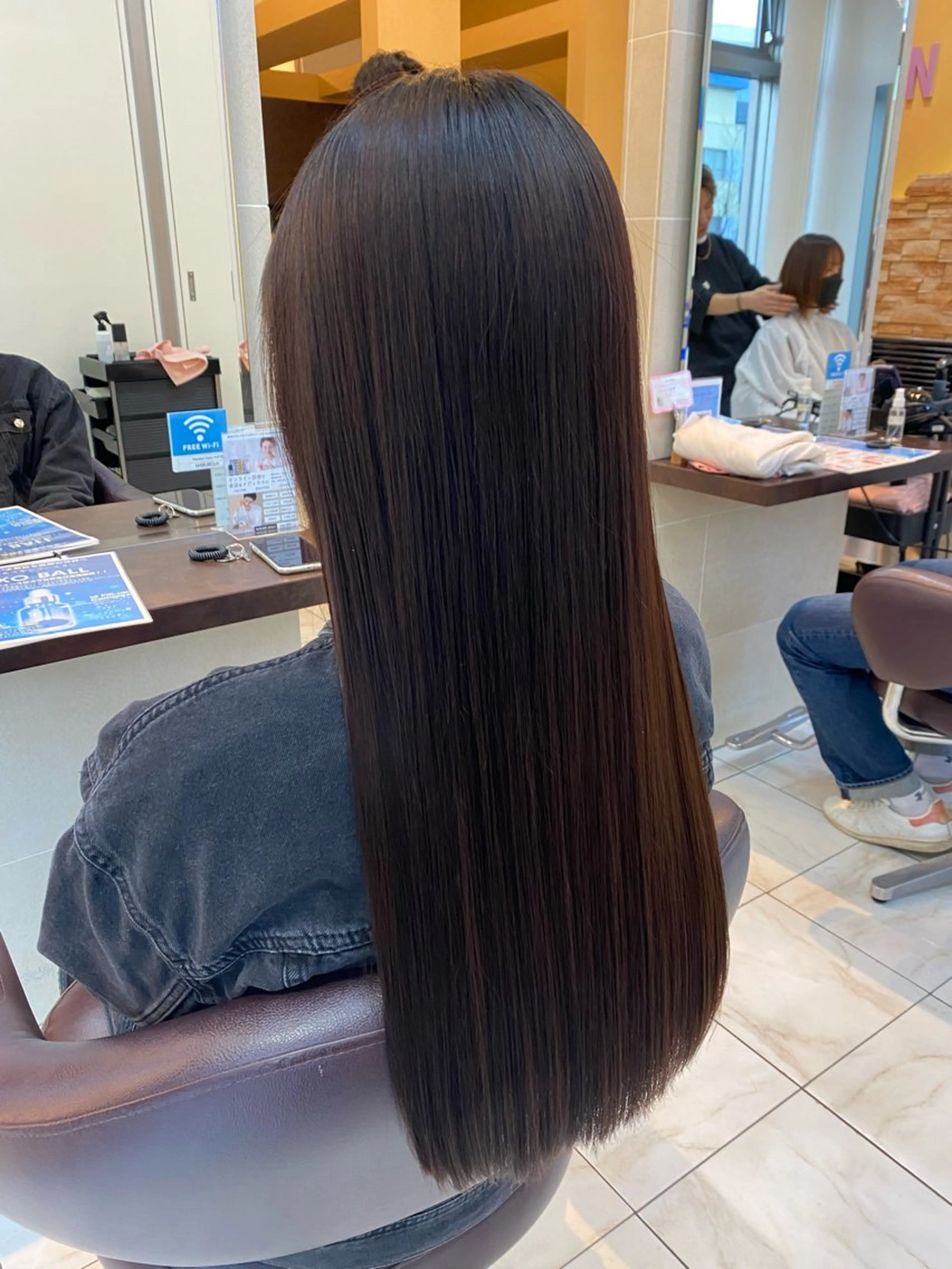 ロング ⭐️透明感カラー/ パーマ⭐️宮野翔のヘアスタイル