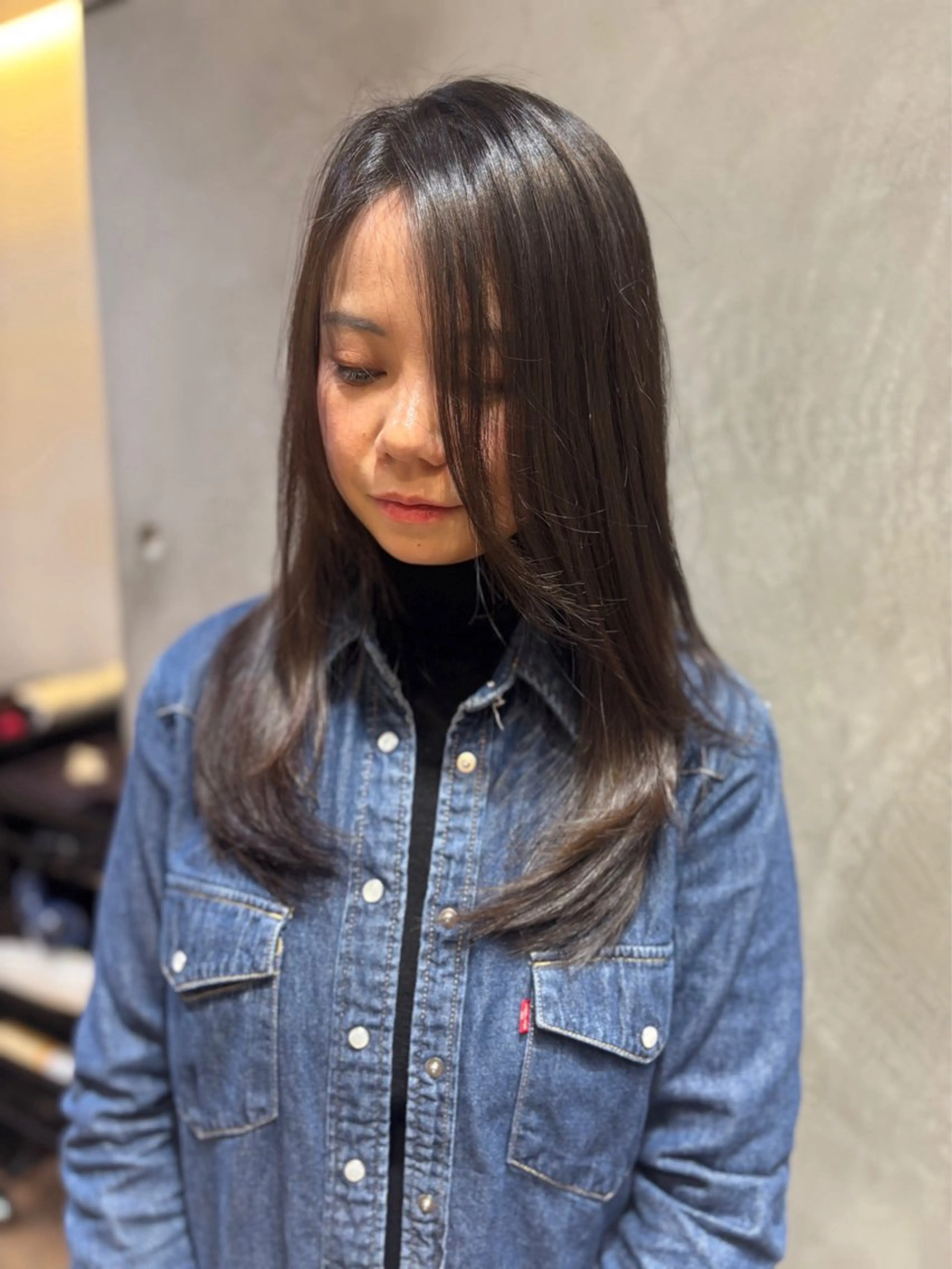 ミディアム ayumi🦖/ 似合わせカラー🤎のヘアスタイル