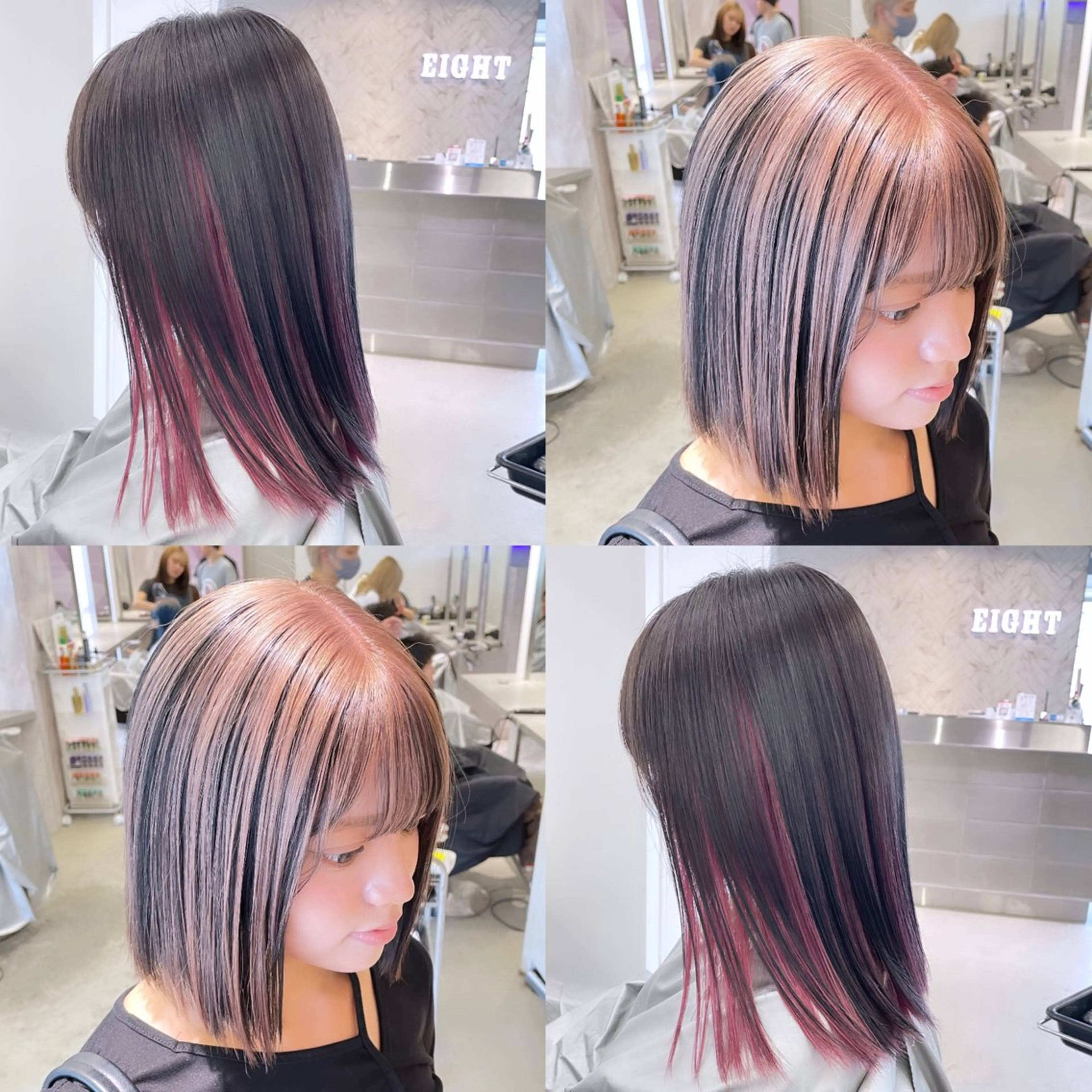 ミディアム カラー カット ヘアカラー トリートメント ヘアセット 🎗副店長/井上 竜 ブリーチ指名No.1のヘアスタイル