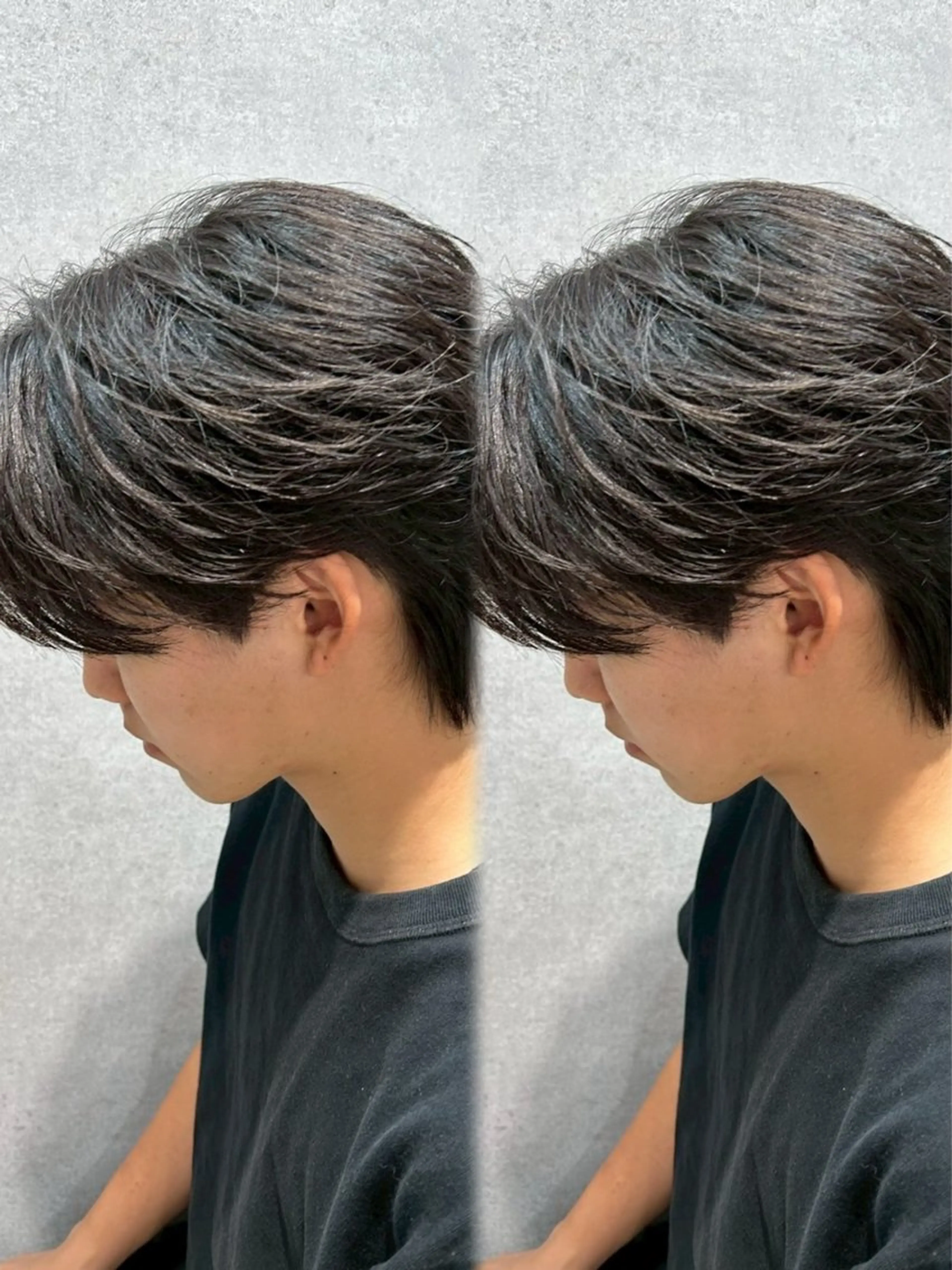 パーマ ヘアアレンジ メンズ カット ヘアセット Ryo横浜韓国ヘア/ 曲がる縮毛矯正特化のヘアスタイル