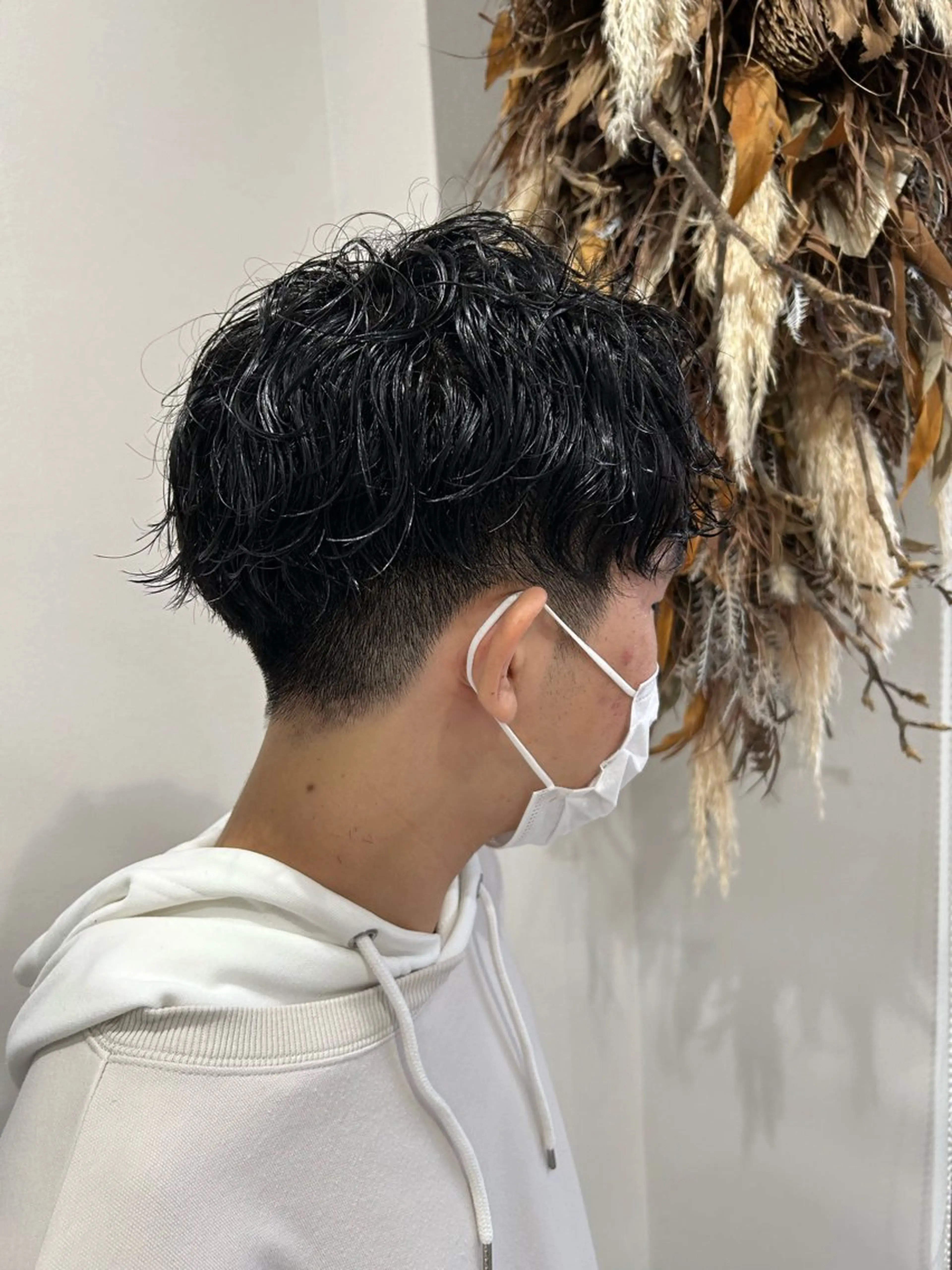 メンズ 波巻きパーマ カット パーマ 🫧垢抜けヘア🫧 工藤真愛のヘアスタイル