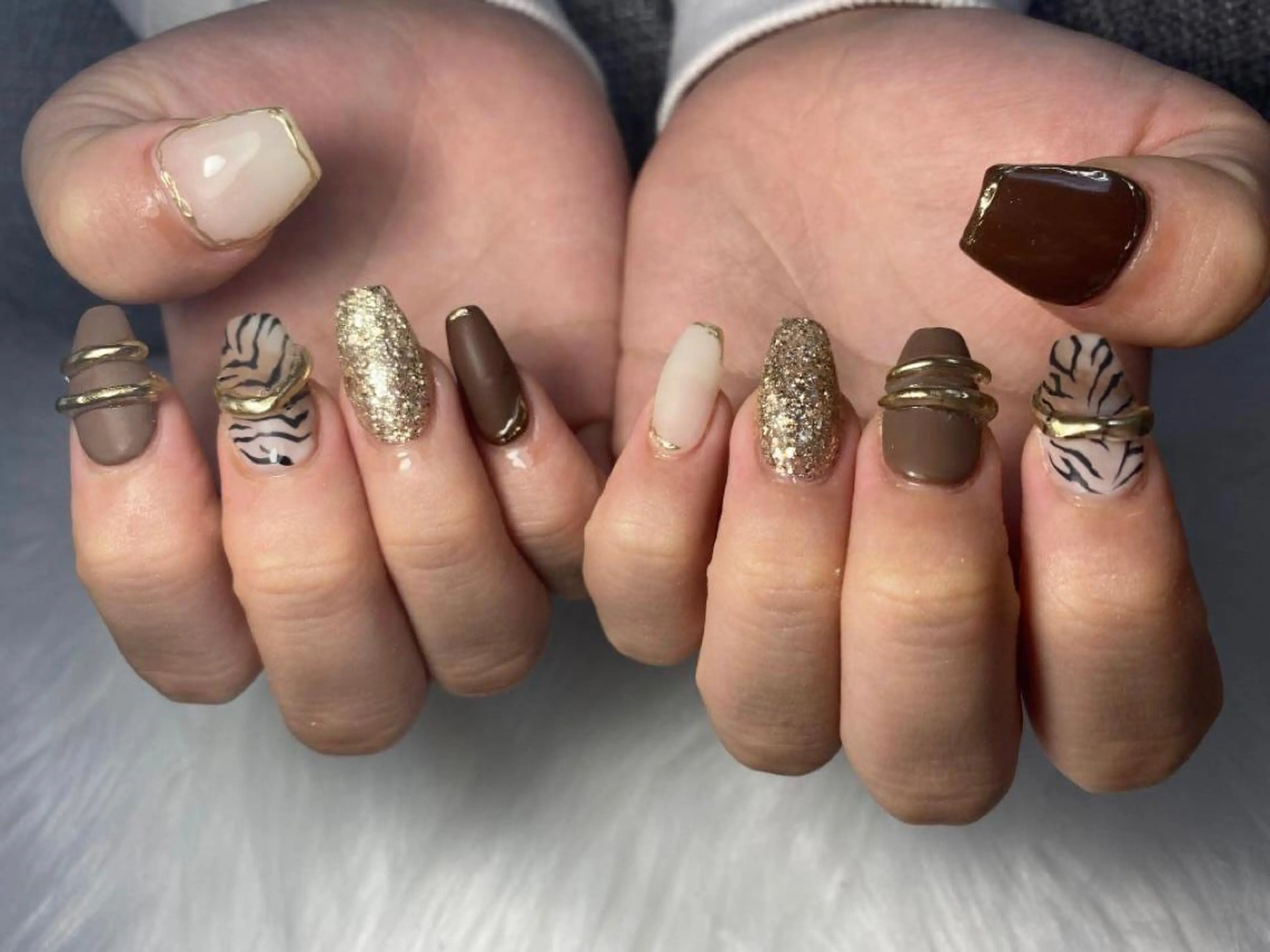 ネイル ハンドネイル Mana‪ ‪·͜· ❤︎‬のネイルデザイン