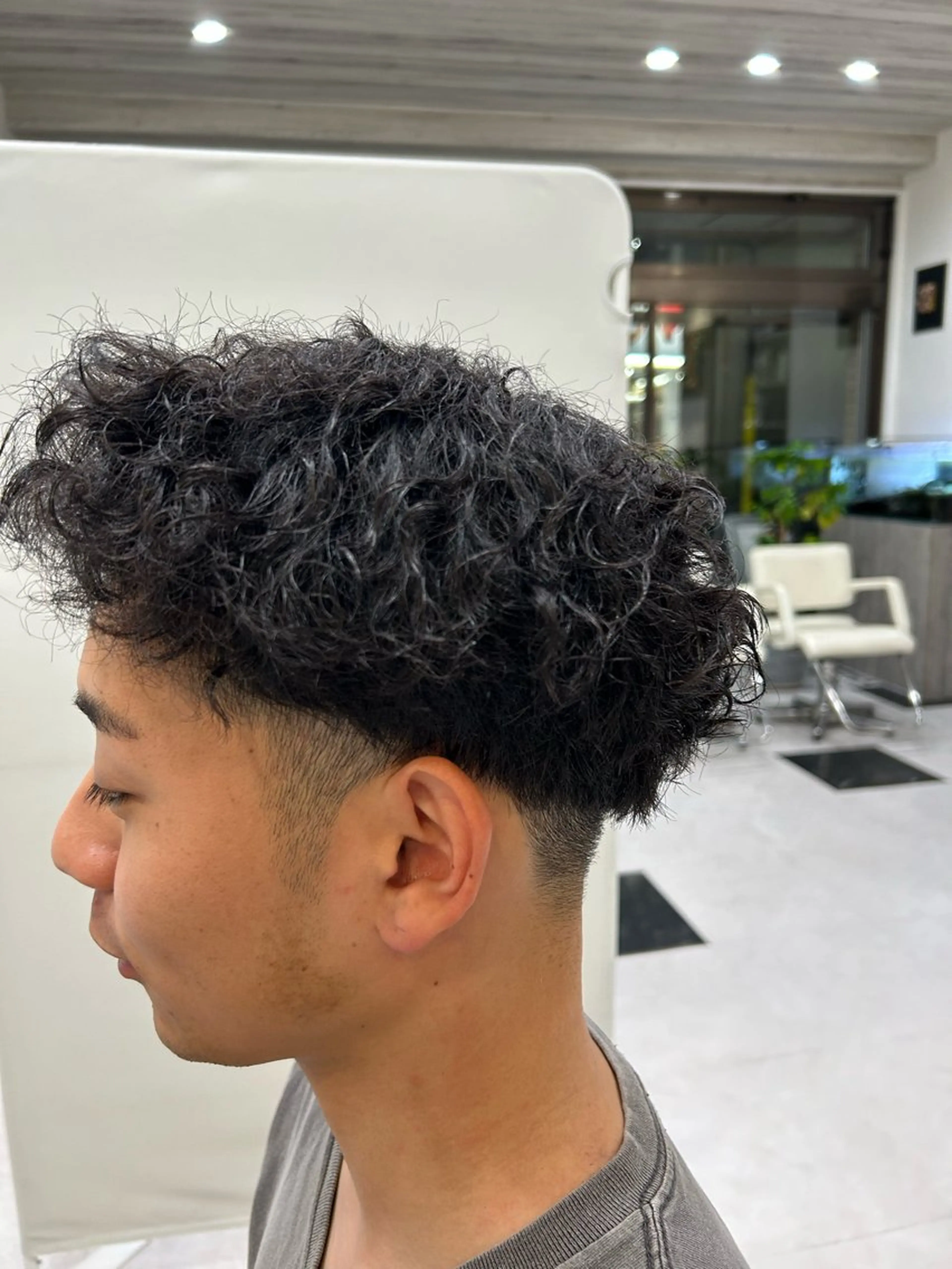 パーマ メンズ 下野 蒼太のヘアスタイル