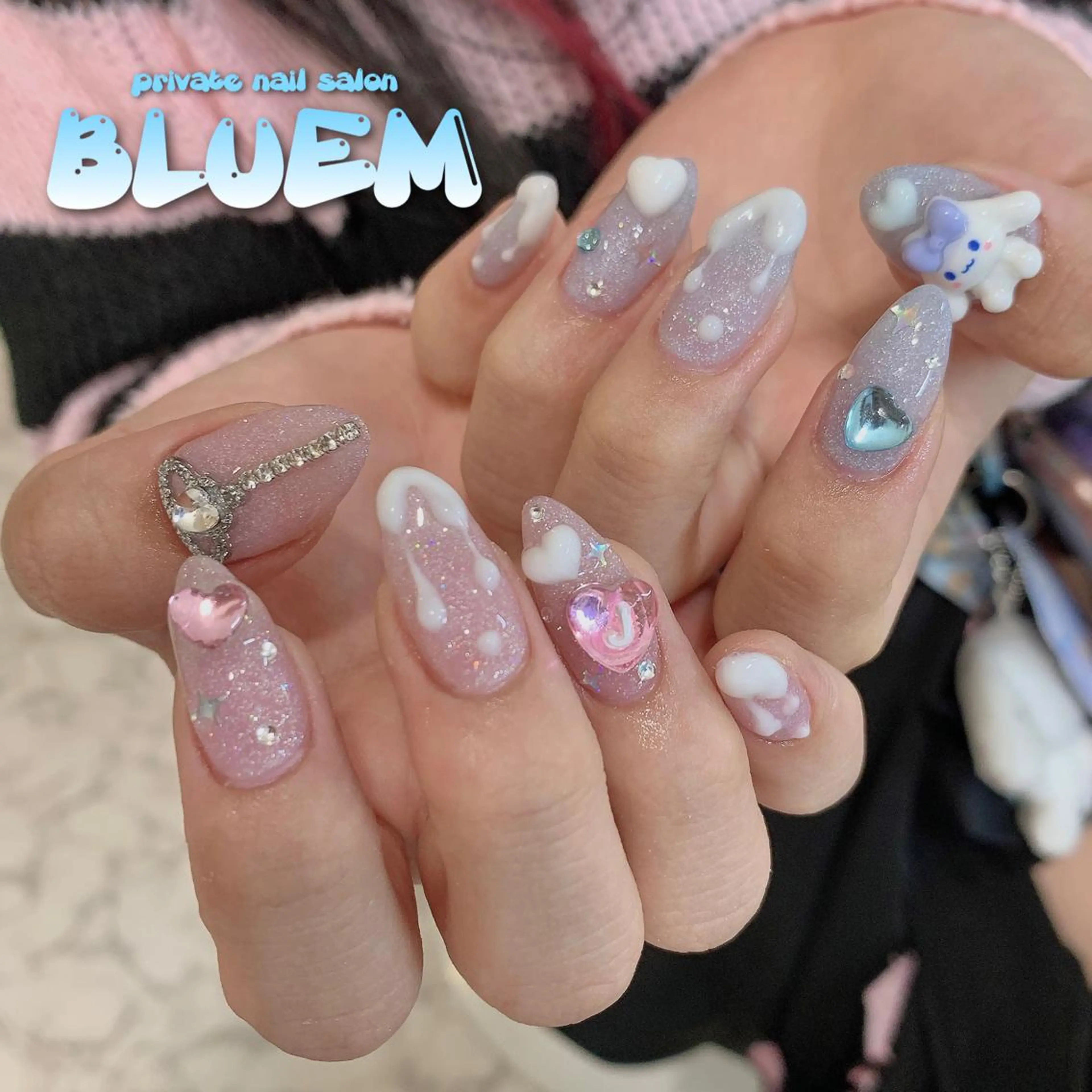 ネイル ハンドネイル BLUEM なな🐶のネイルデザイン