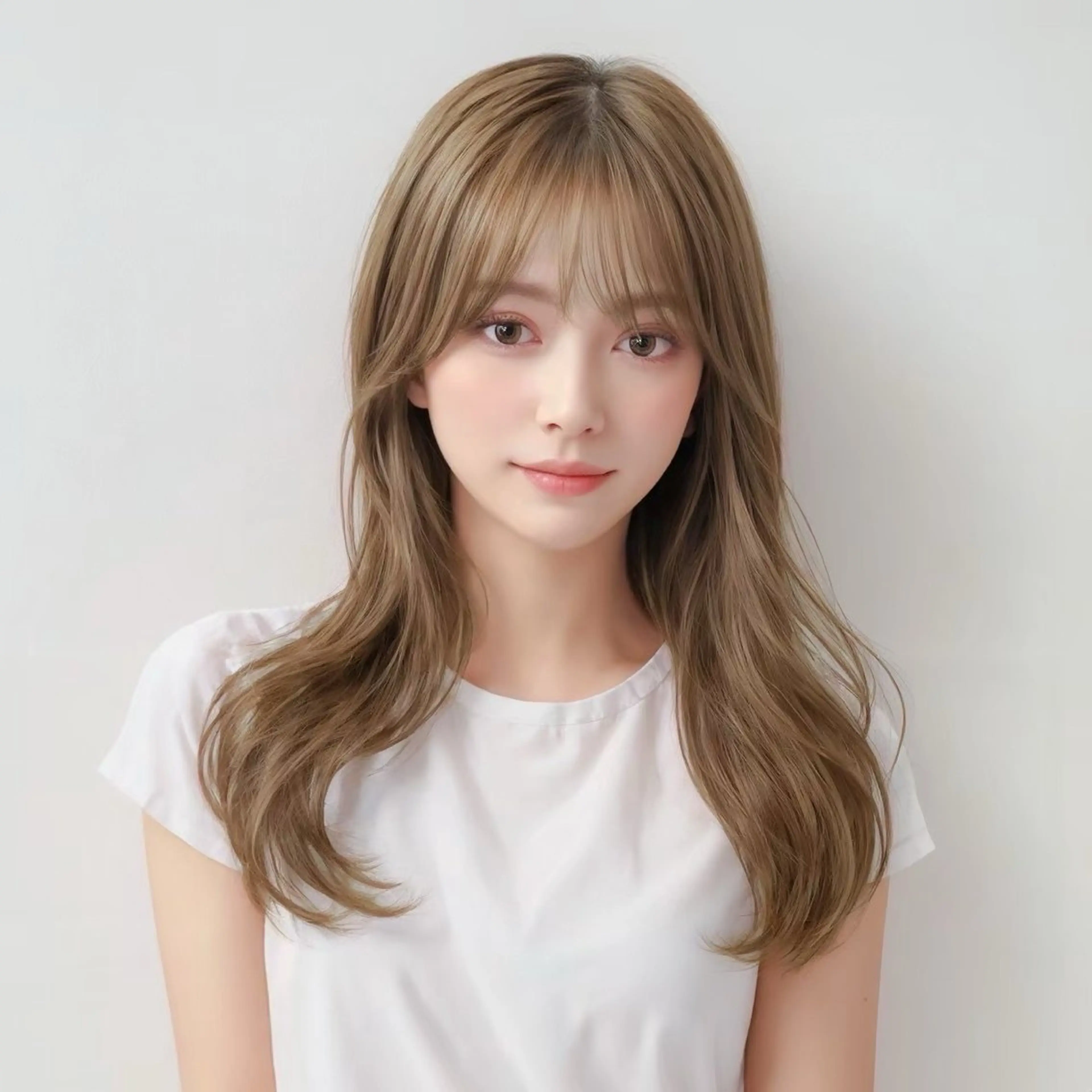 セミロング カラー 神戸三宮 nanomiのヘアスタイル