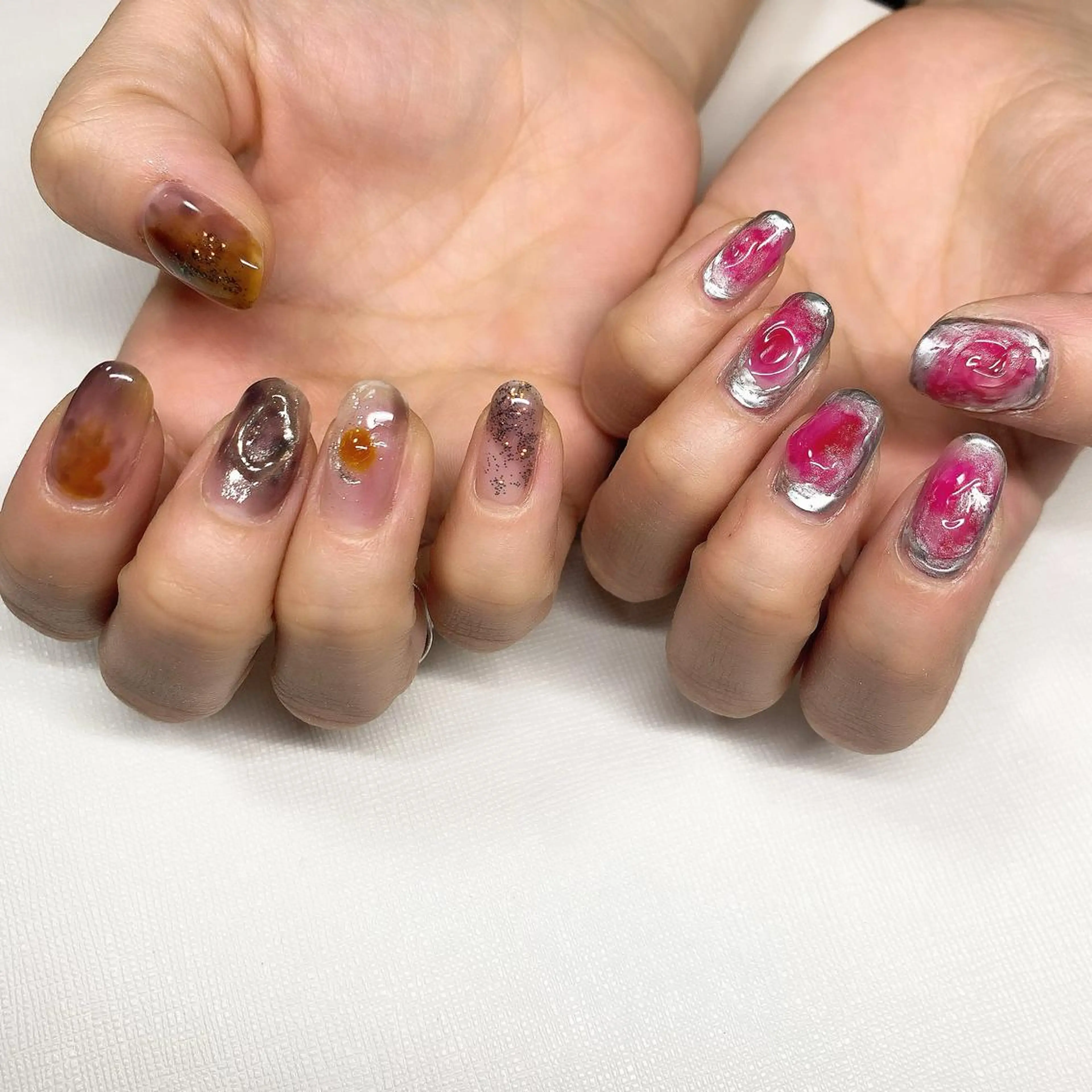 ネイル ニュアンスネイル vivi nailのネイルデザイン