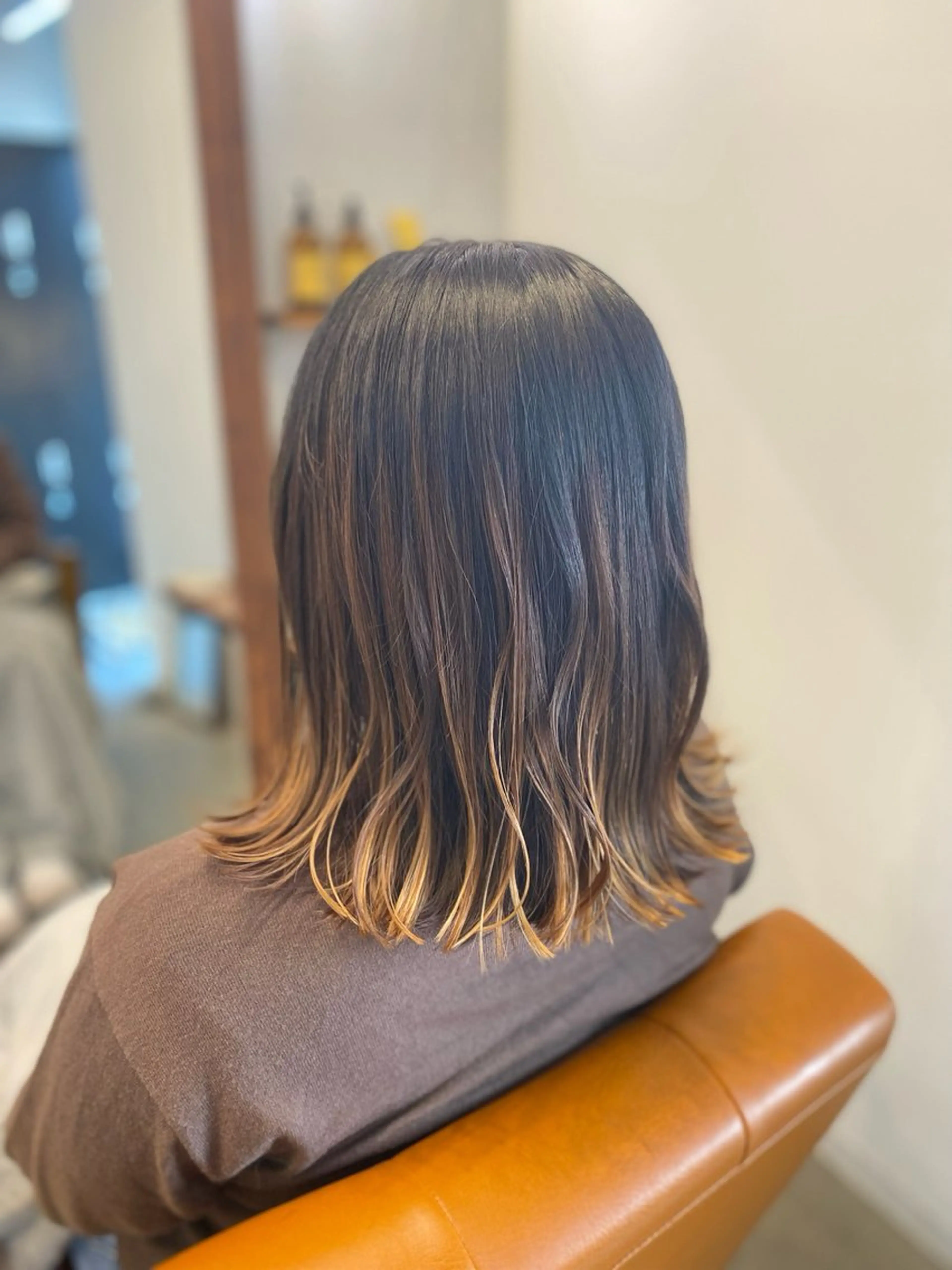 ミディアム 木宮 美緒のヘアスタイル