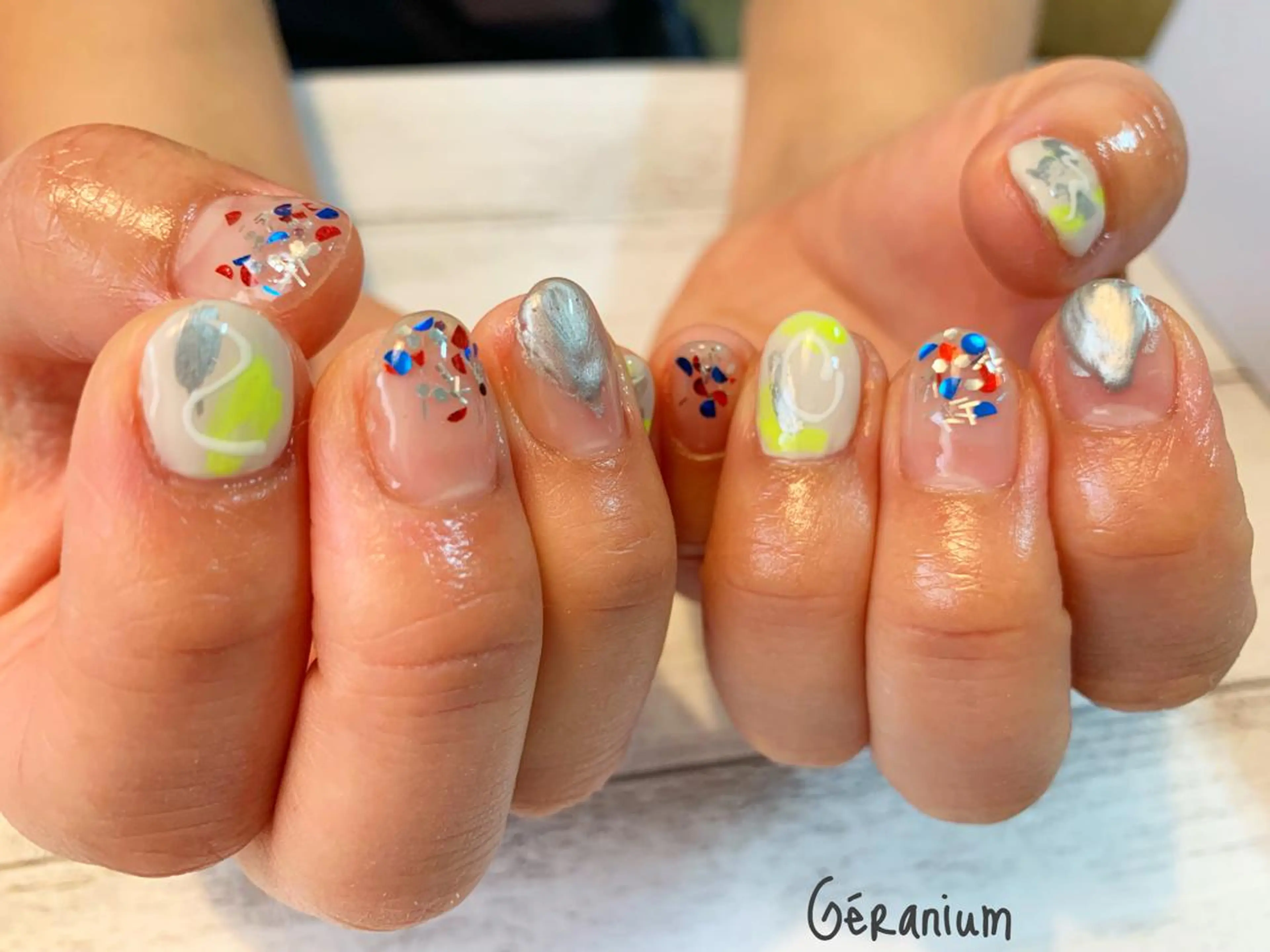 ネイル アートネイル ハンドネイル GéRanium Harukaのネイルデザイン