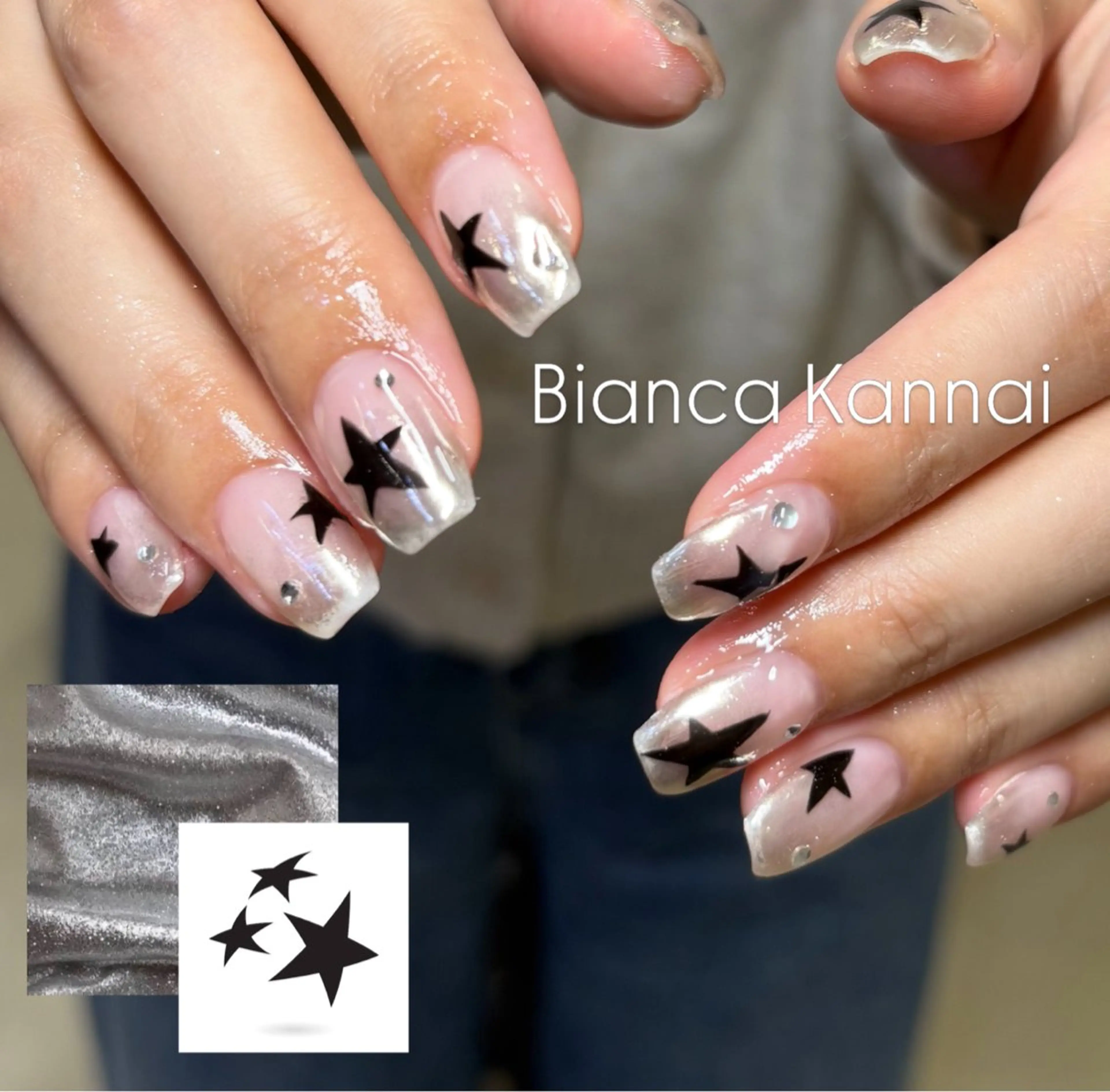 ネイル Bianca関内 USUI🐢のネイルデザイン