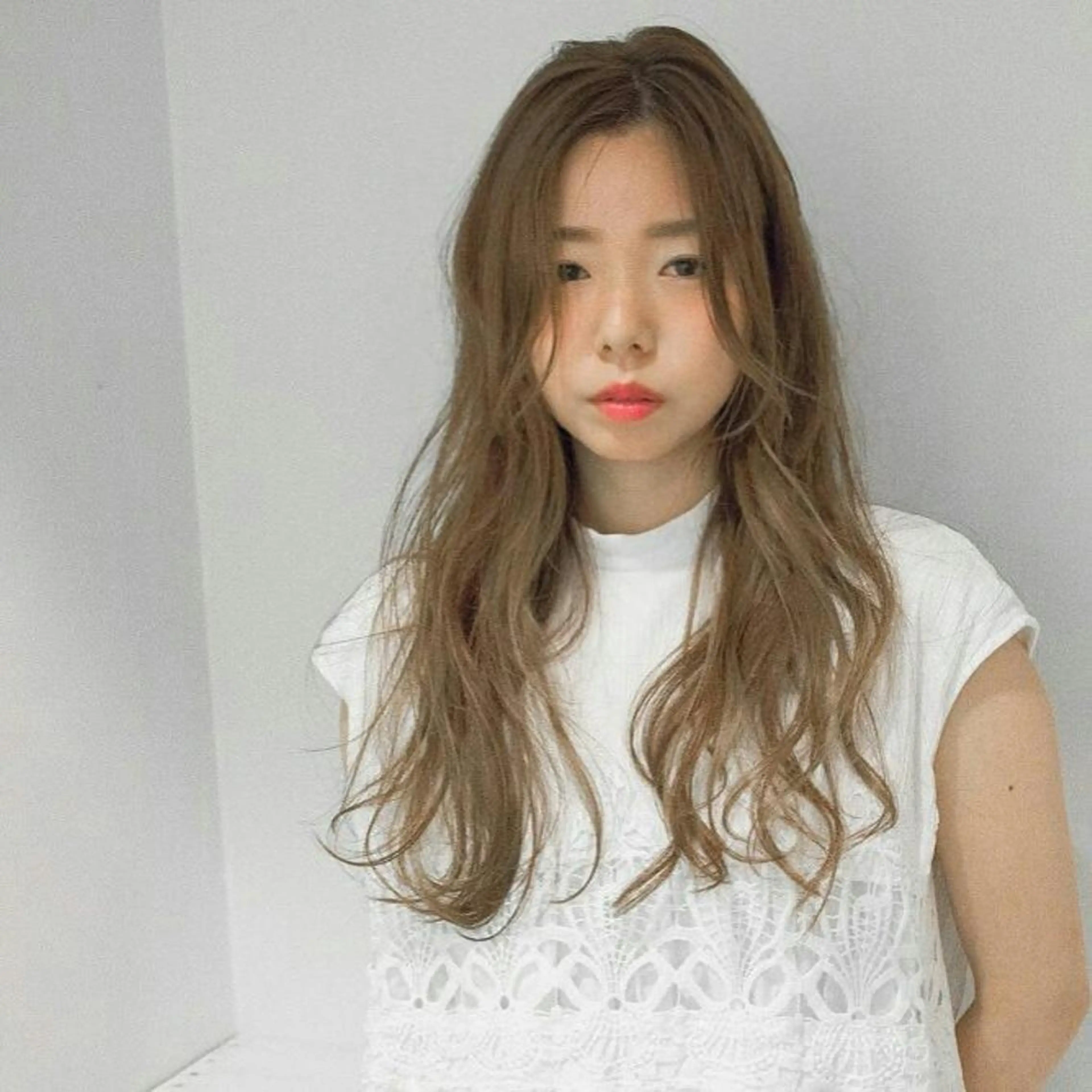 ロング カラー しらはま ようこのヘアスタイル