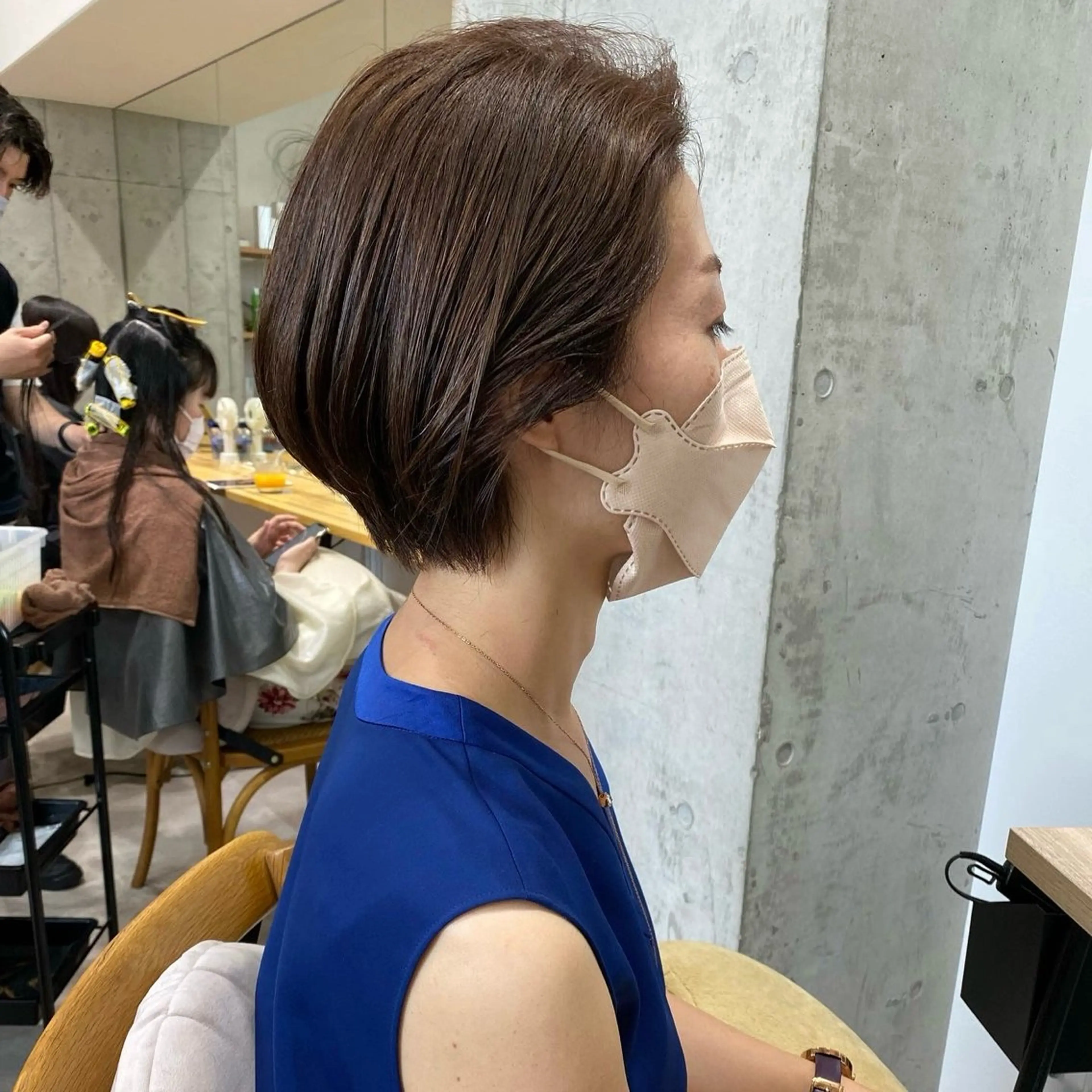 ショート ハイライト 髪質改善 レイヤーカット ショートヘア ショート職人 美容師【KENTA】のヘアスタイル