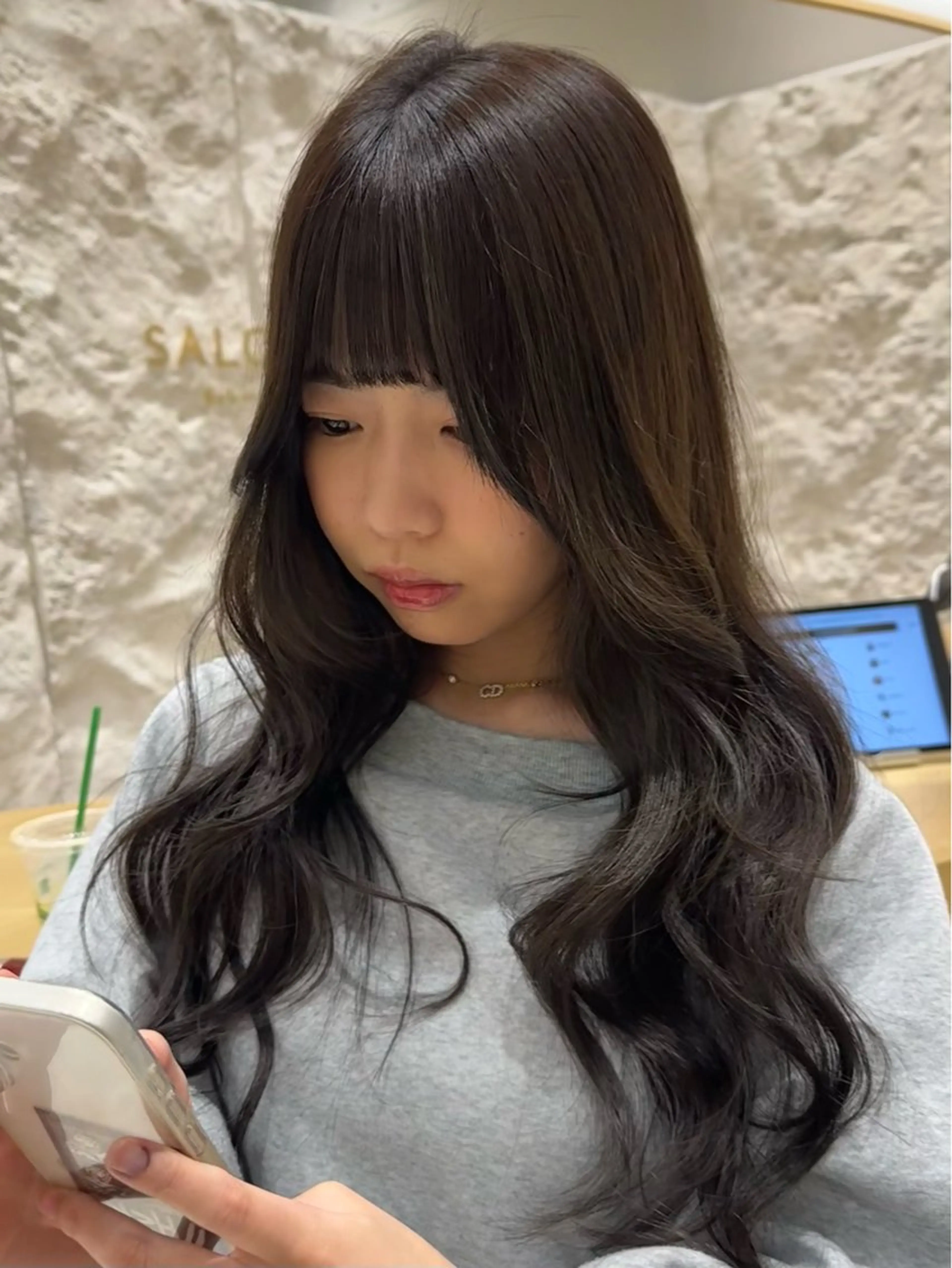 ロング カラー カット ヘアカラー 銀座/ヘアセット/ 島村美帆のヘアスタイル